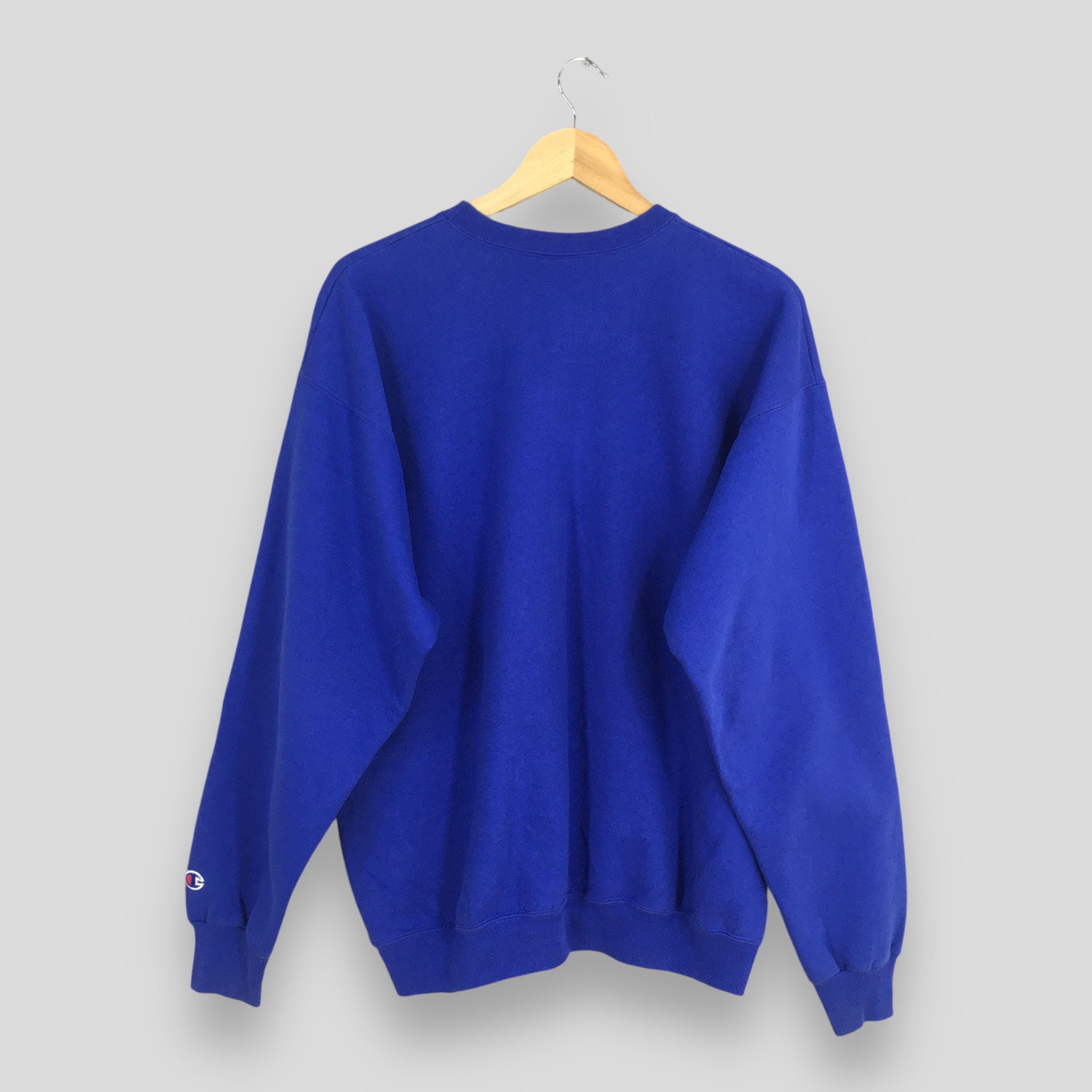 Champion Vintage 90s Champion Sportswear Blue Sweatshirt Large Size US L / EU 52-54 / 3 - 7 Thumbnail