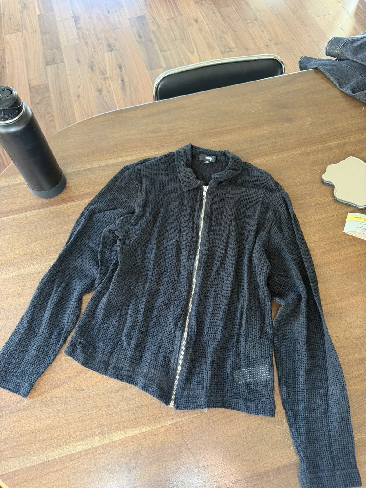 Stussy Stussy mesh cotton zip Size US M / EU 48-50 / 2 - 1 Thumbnail