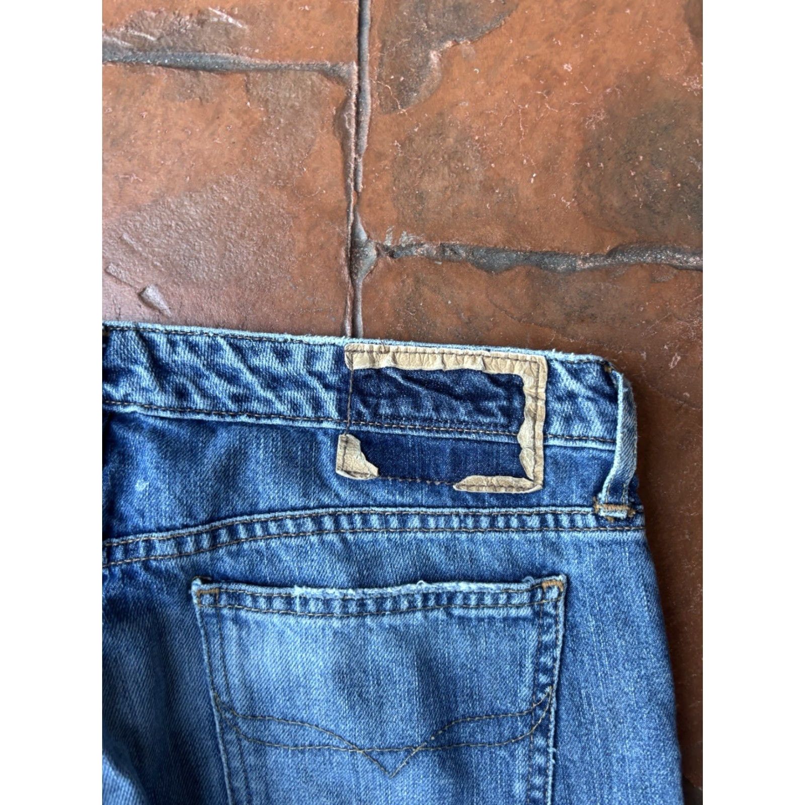 Ralph Lauren VINTAGE Polo Ralph Lauren Astor Slim Boyfriend Jeans Paint Splatter Womens 27 Distressed Size 27" / US 4 / IT 40 - 6 Thumbnail