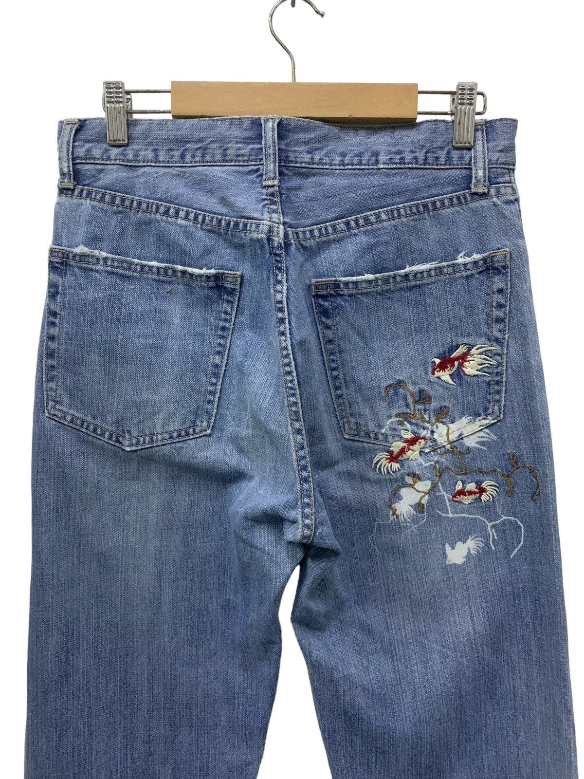 If Six Was Nine × Japanese Brand Koi Design Japanese Culture Jeans (A21) Size US 29 - 5 Thumbnail