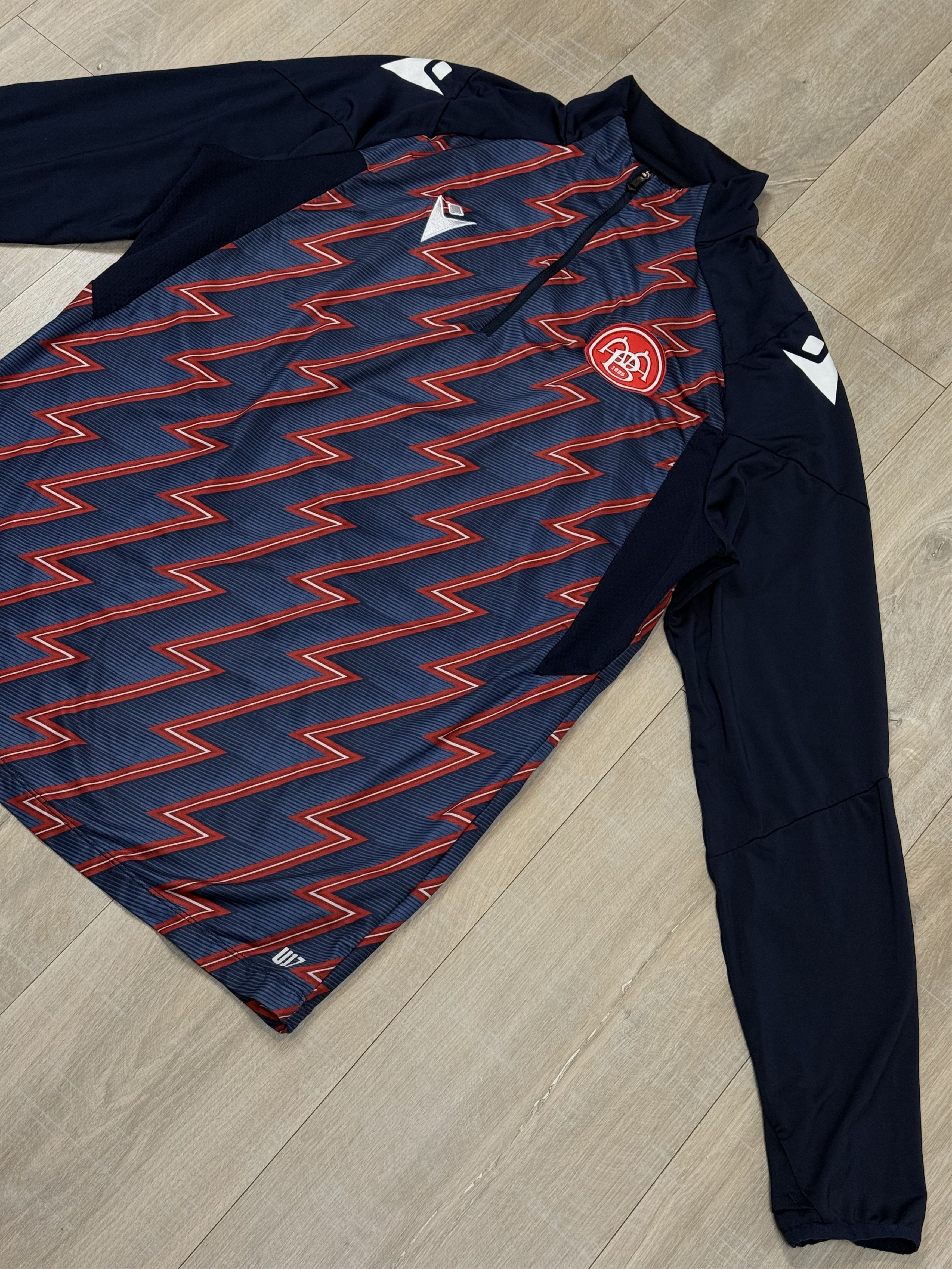 Macron Macron Aalborg 2023/2024 Football Soccer Track Jacket Size US L / EU 52-54 / 3 - 3 Thumbnail