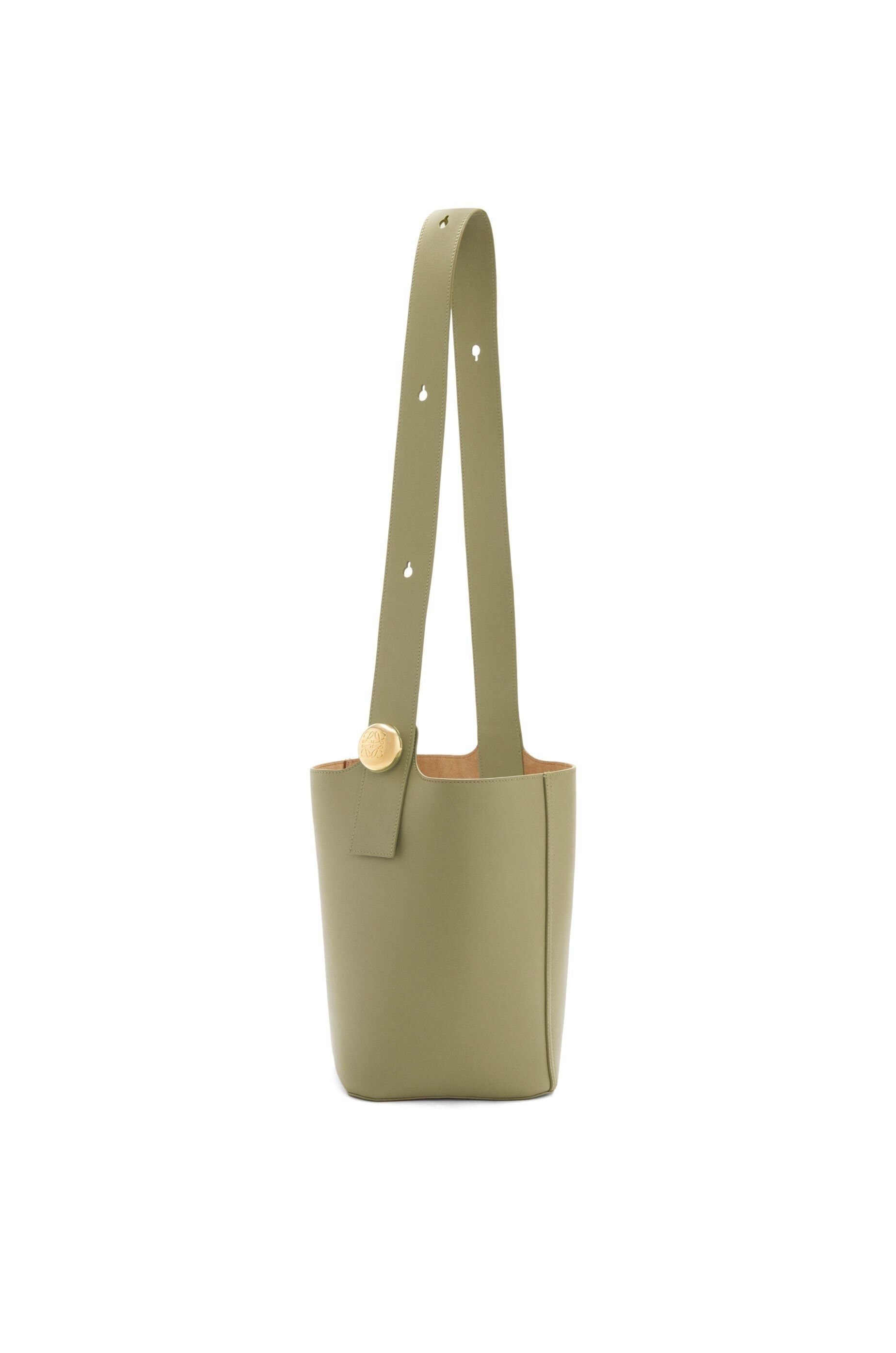 Loewe o1in1g0426 Size: OS/ Medium Pebble Bucket Bag in Green Size ONE SIZE - 5 Thumbnail