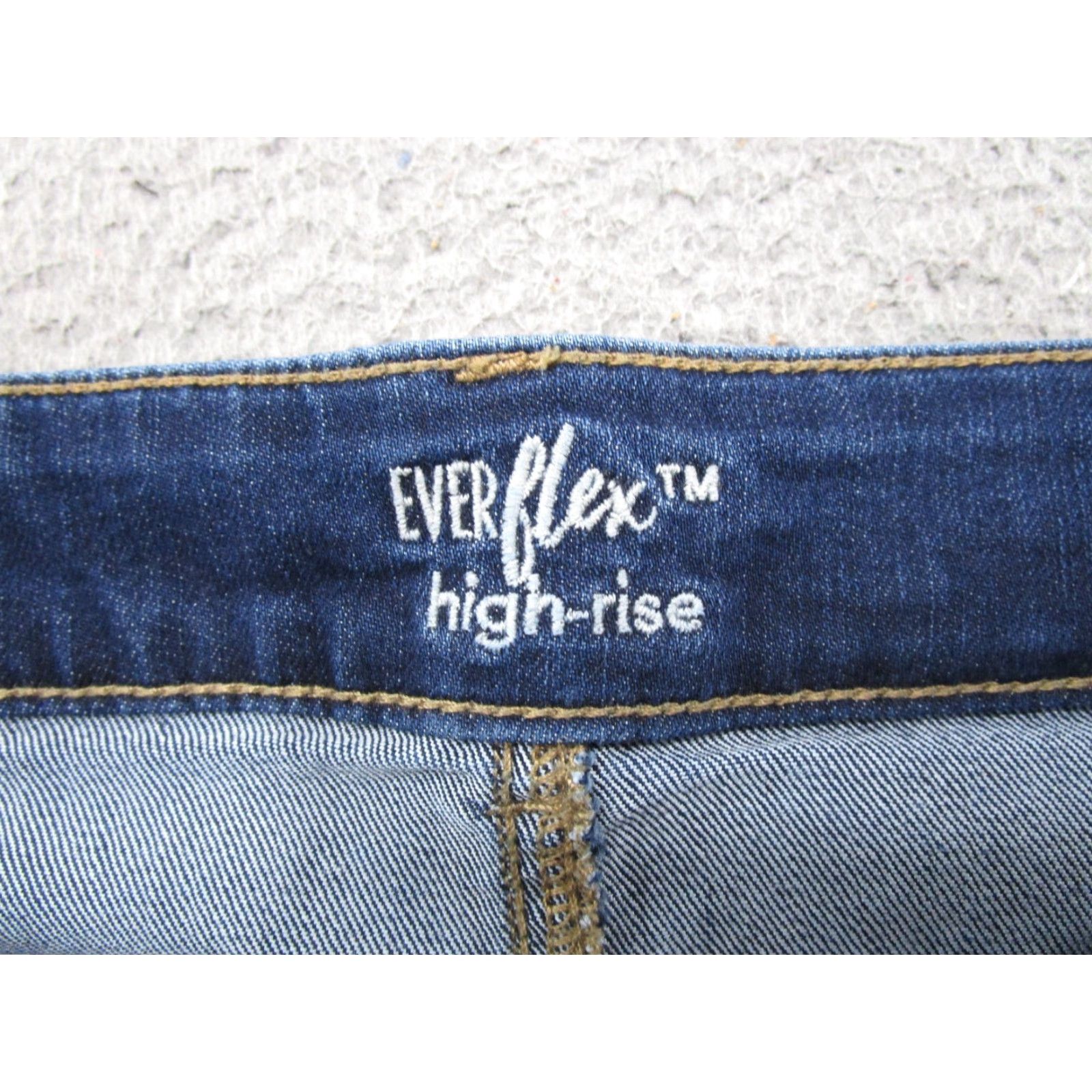 Vintage Maurices High Rise Denim Skinny Ankle Jeans Blue 12 Womens Stretch 5-Pocket Maurices Everflex Jeans Size 12 Size 34" / US 12 / IT 48 - 4 Thumbnail