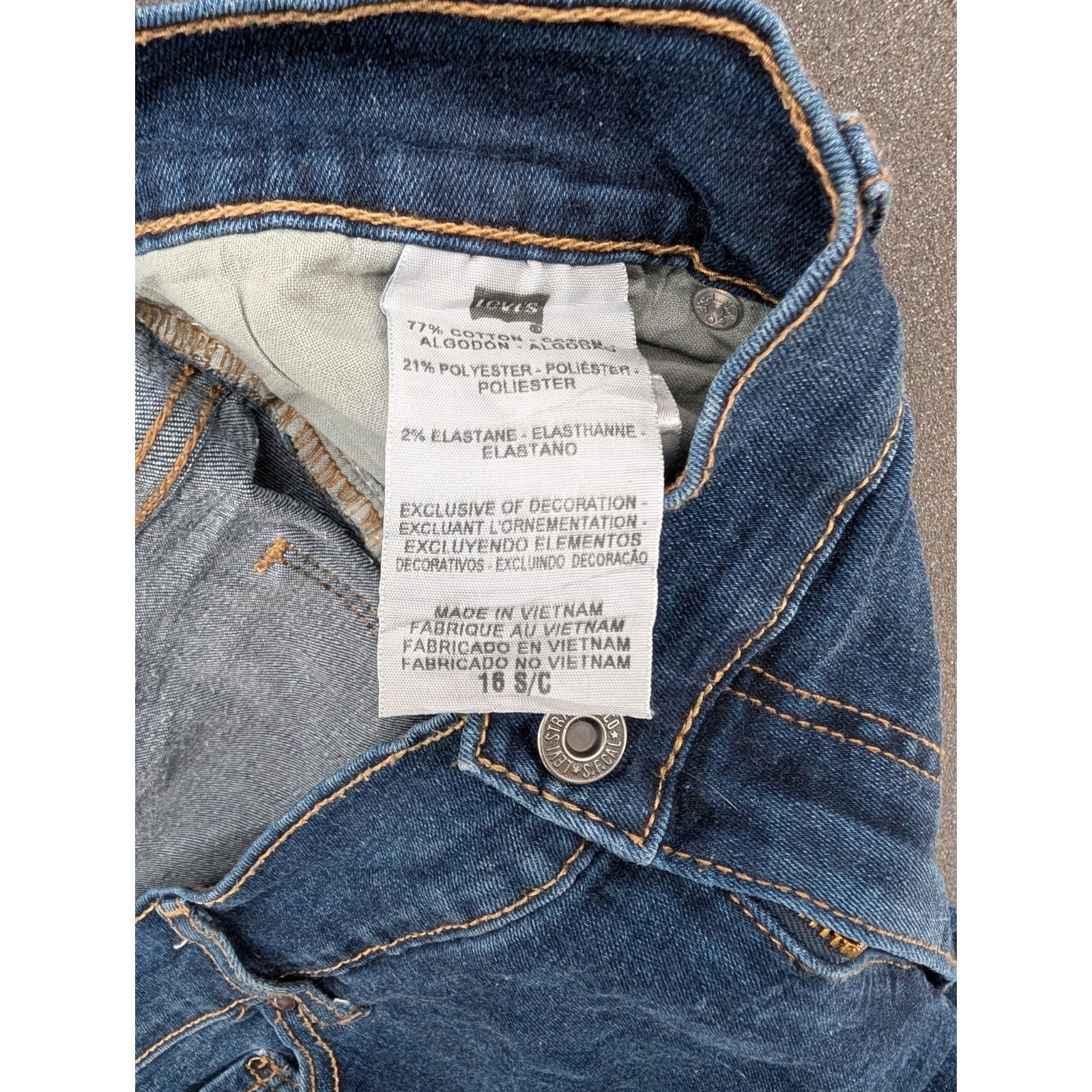 Levi's Levi’s 512 Perfectly Slimming Bootcut Jeans Women’s Size 16 Size 38" / US 16 / IT 52 - 7 Thumbnail