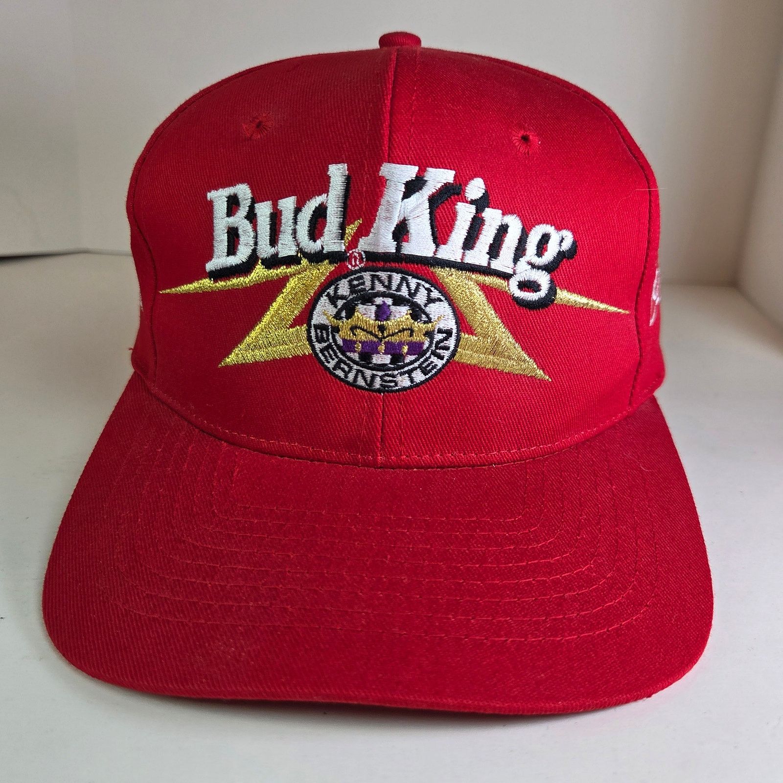 Budweiser Vintage Bud King Racing Snapback Hat Kenny Bernstein Size ONE SIZE - 1 Thumbnail
