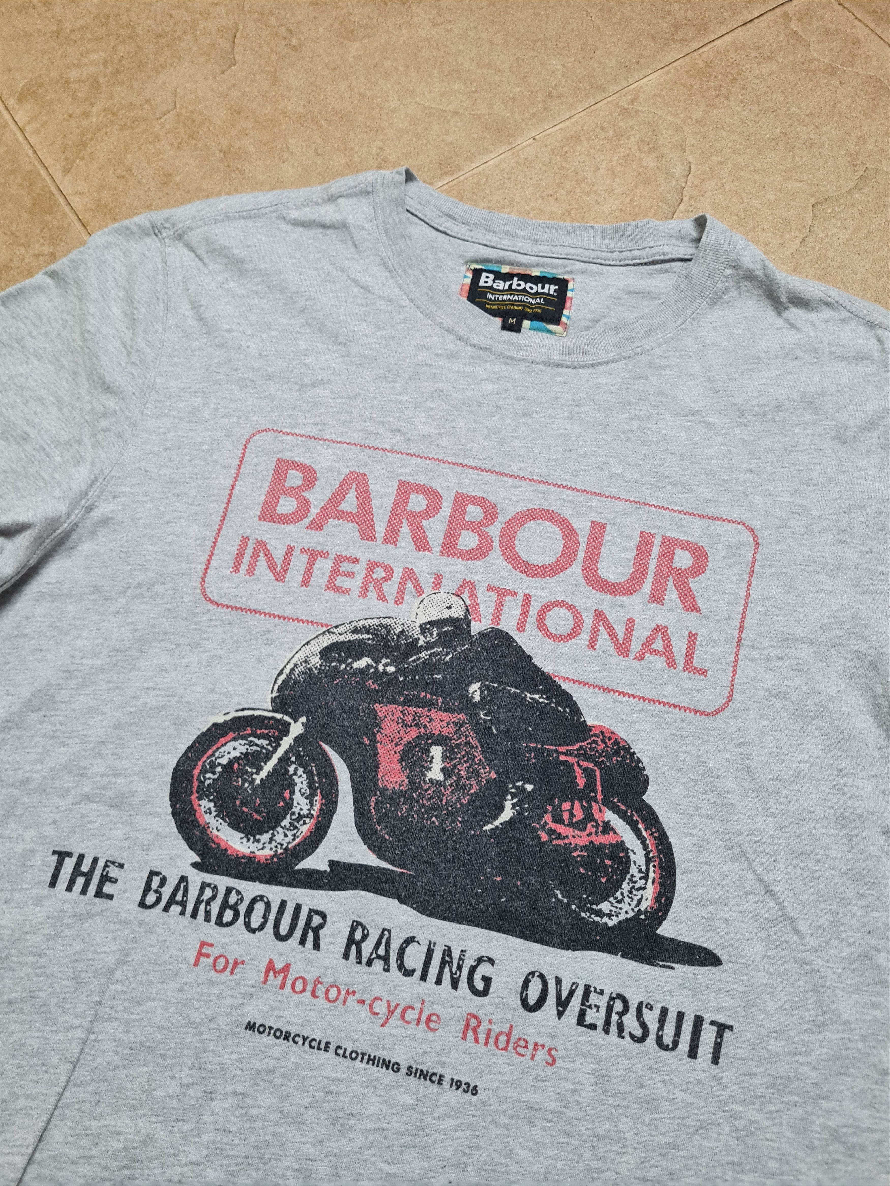 Barbour T-Shirts Barbour Steve McQueen Relaxed Tee Gray Size M Size US M / EU 48-50 / 2 - 2 Thumbnail