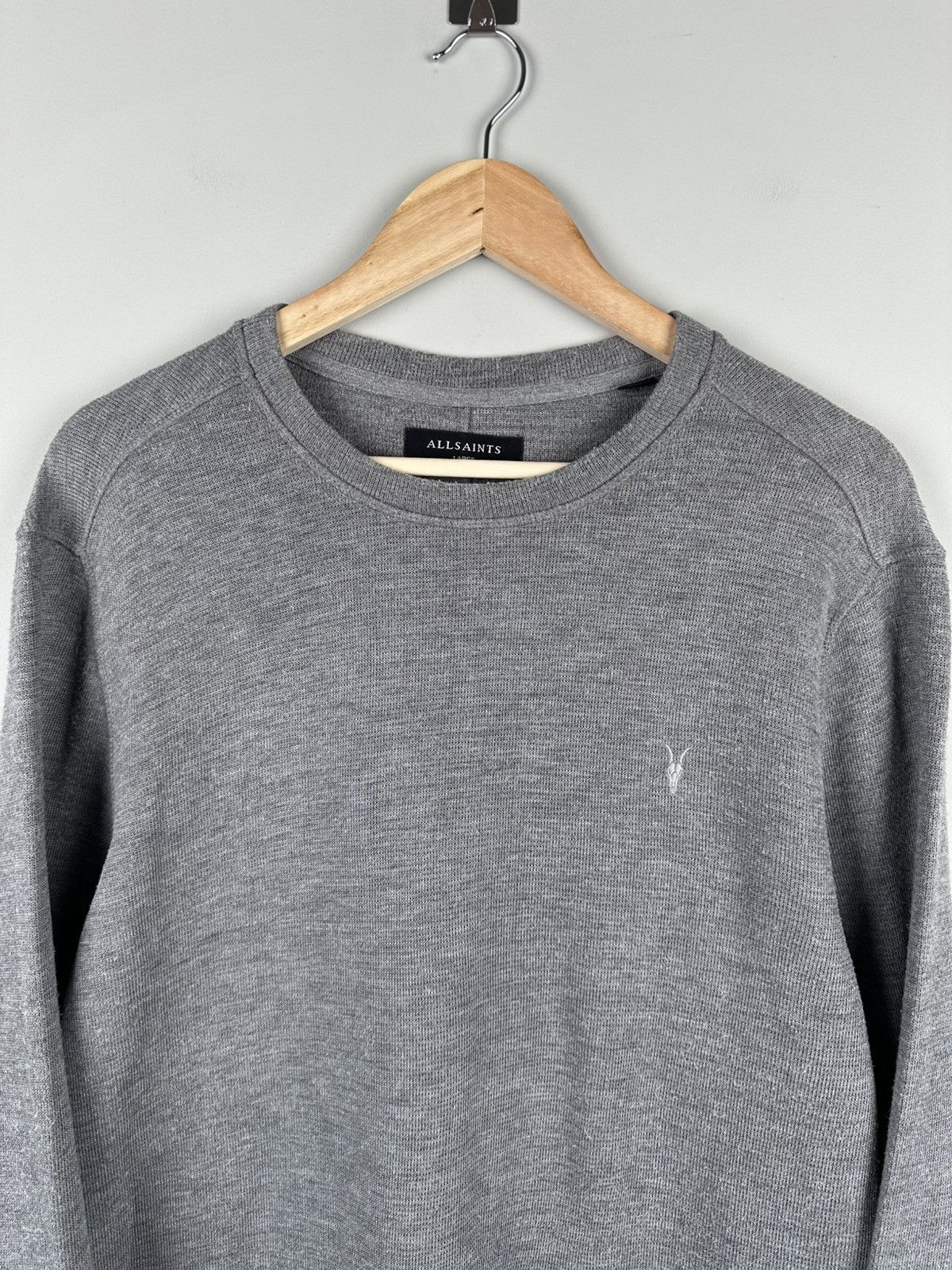 Allsaints AllSaints Johan Crew Sweater Size US L / EU 52-54 / 3 - 3 Thumbnail