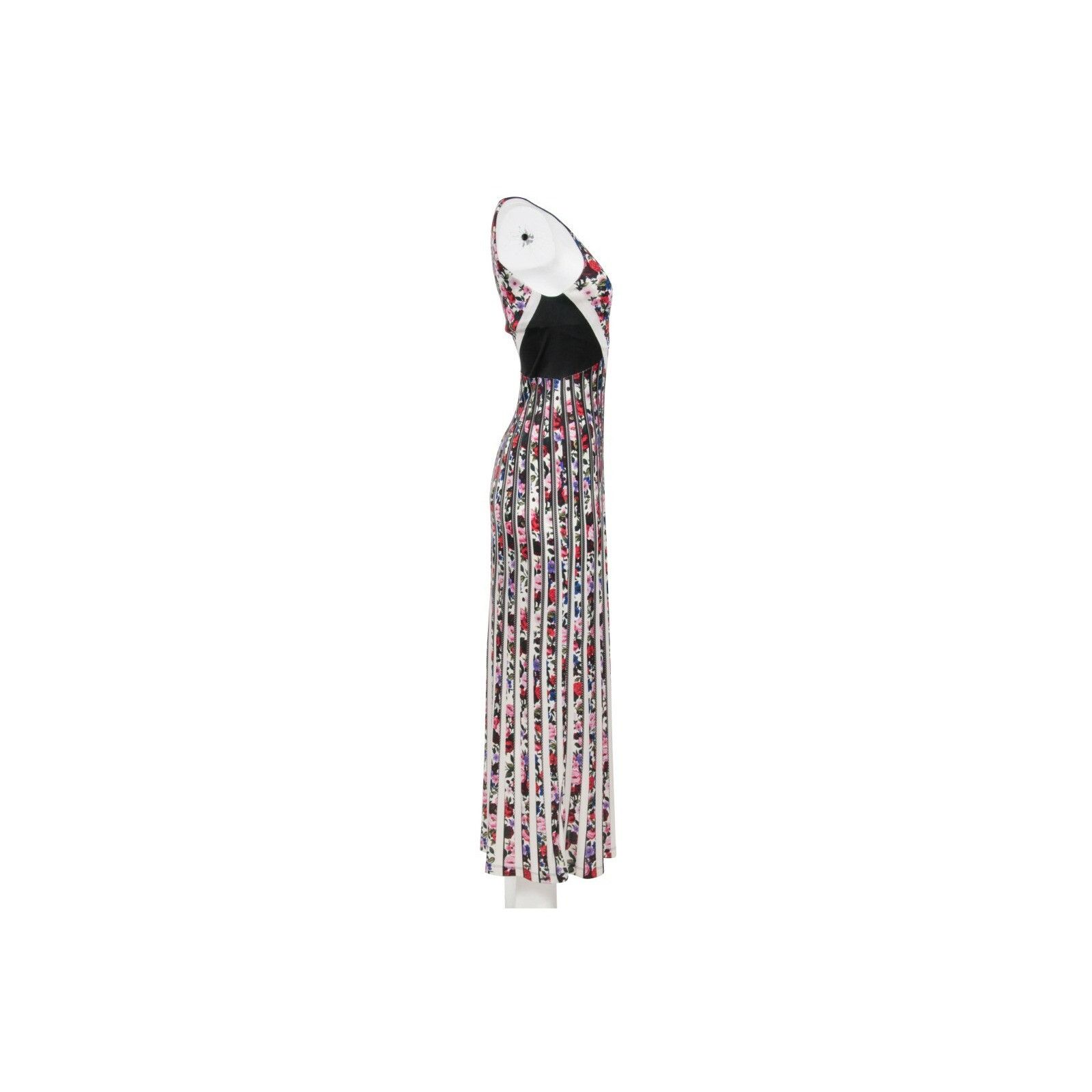 Mary Katrantzou Mary Katrantzou Maxi Dress Size Small White Pink Floral Visc Size S / US 4 / IT 40 - 3 Thumbnail