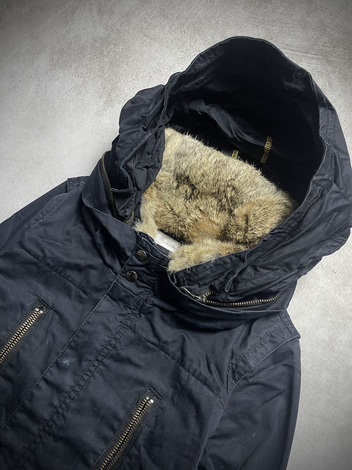 Japanese Brand 2000’s Five 5 - Archive Apocalypse Fur Rabbit Bono Parka Size US M / EU 48-50 / 2 - 8 Thumbnail