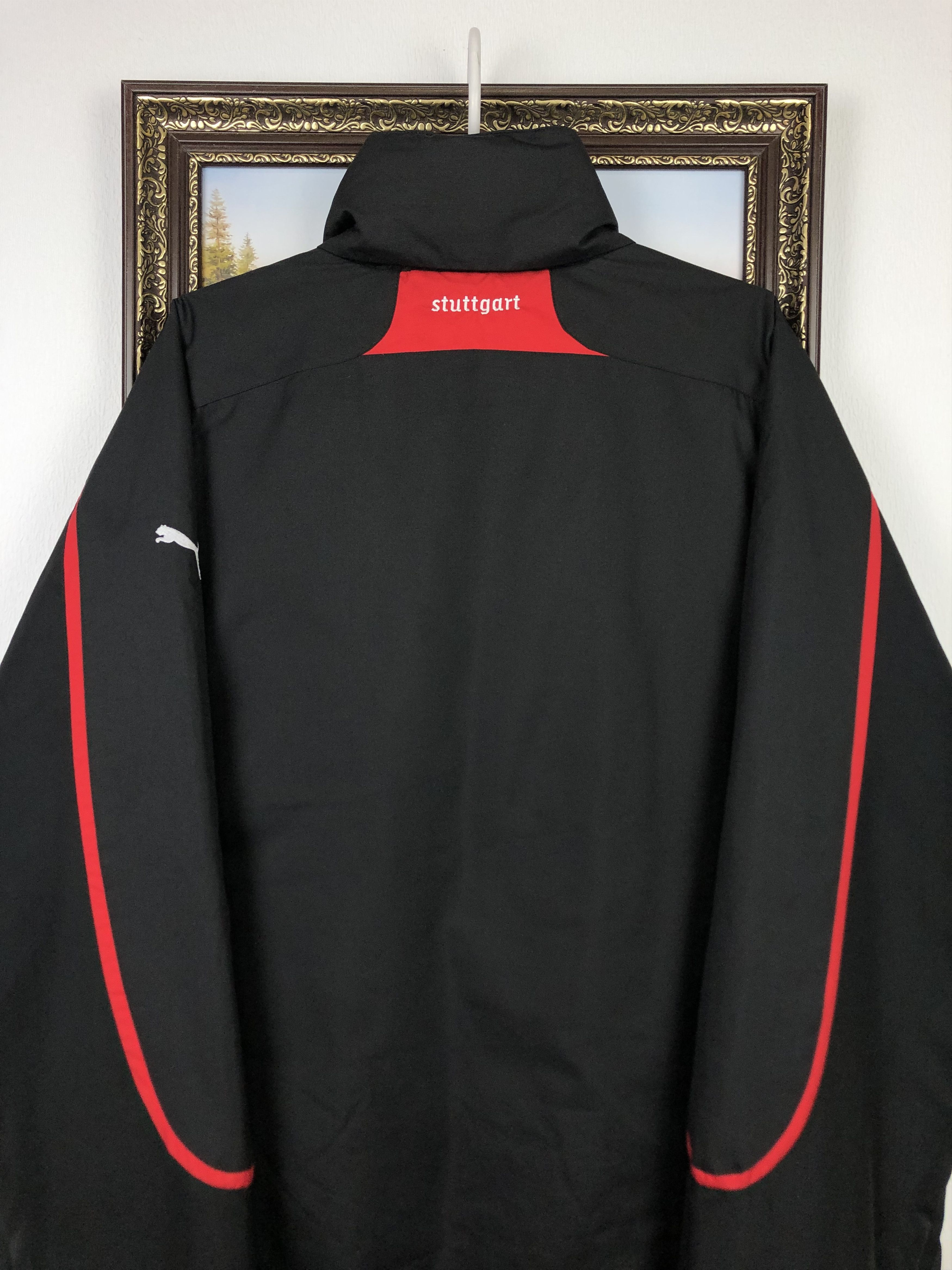 Puma Vintage Stuttgart Football Jacket Soccer Warm Winter Bomber Size US XL / EU 56 / 4 - 12 Thumbnail