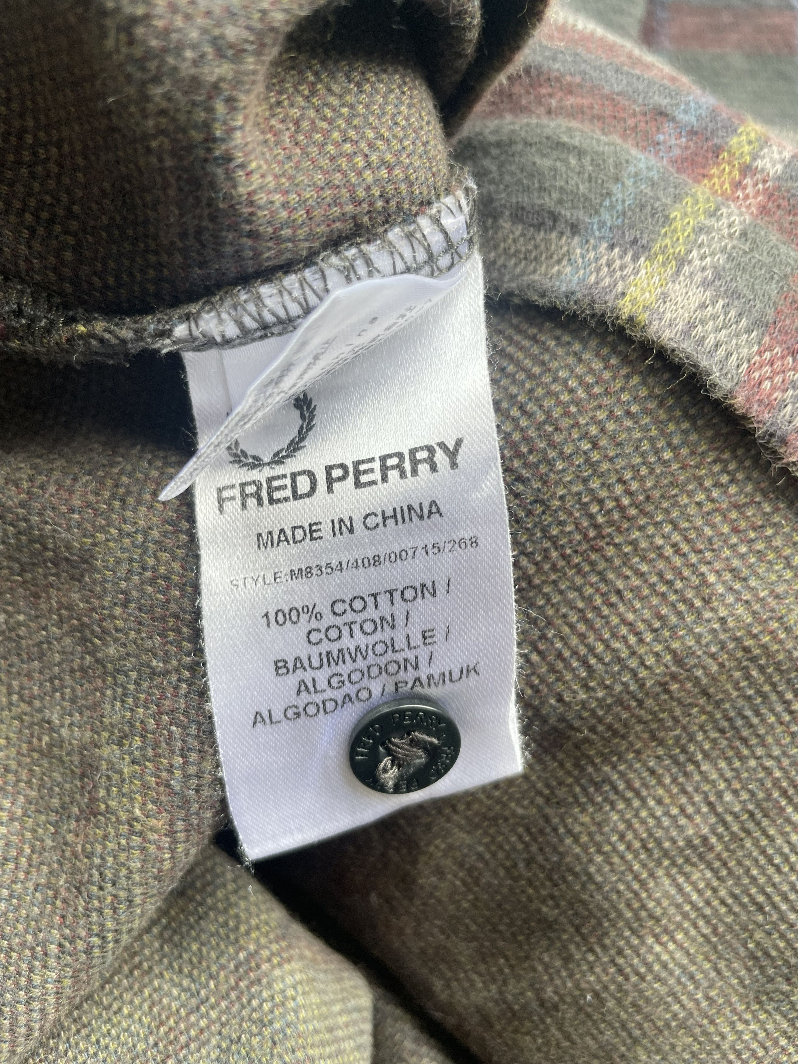Fred Perry Fred Perry Checkered Size US S / EU 44-46 / 1 - 9 Thumbnail