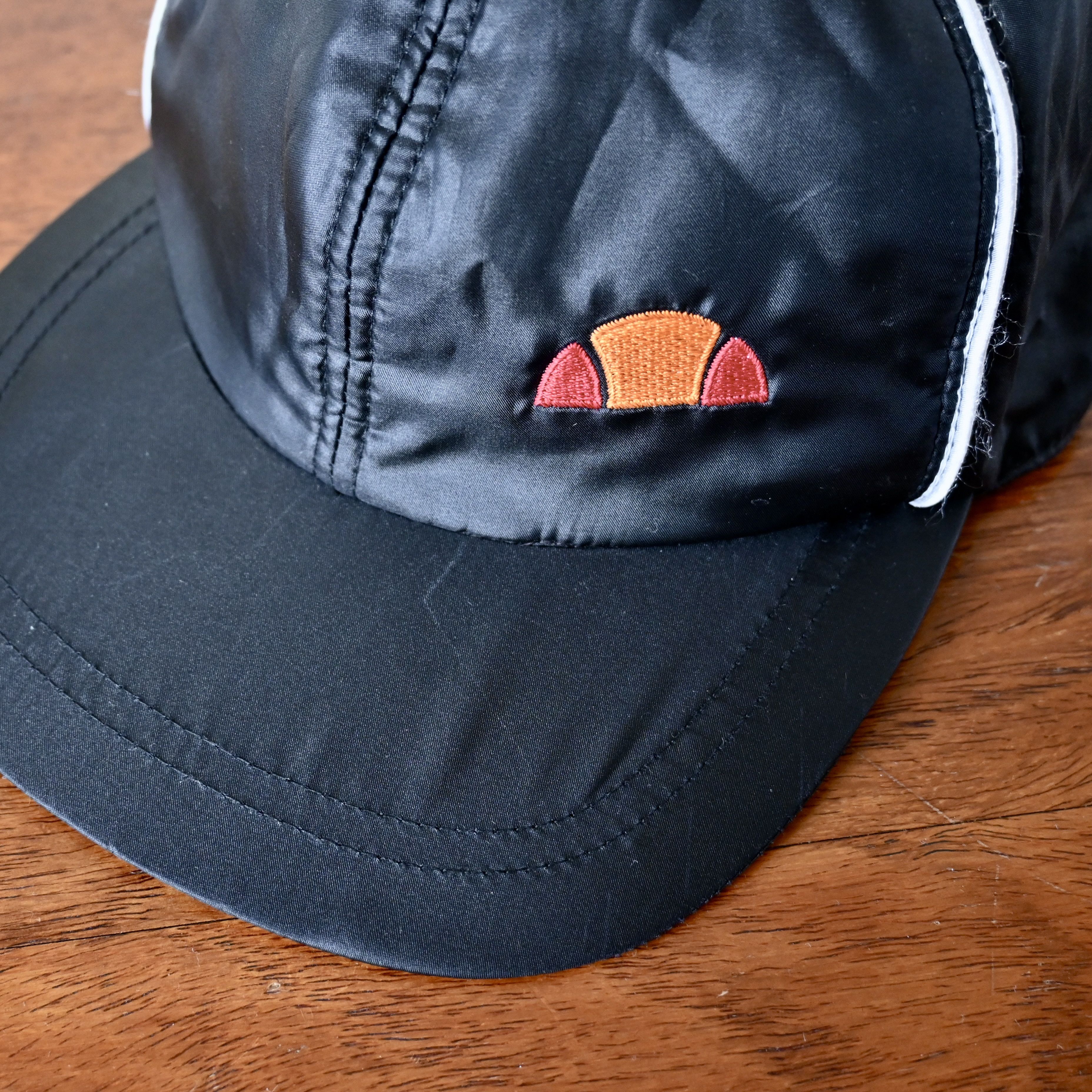 Ellesse VTG 1990s Ellesse logo embroidered 6-panel hat made in Japan Size ONE SIZE - 13 Thumbnail