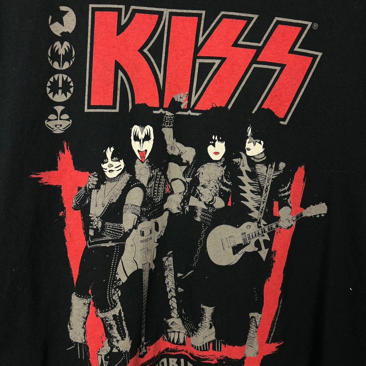 Band Tees × KISS 2017 Kiss World Tour Band T shirt Rock Group Tee Size US L / EU 52-54 / 3 - 6 Thumbnail