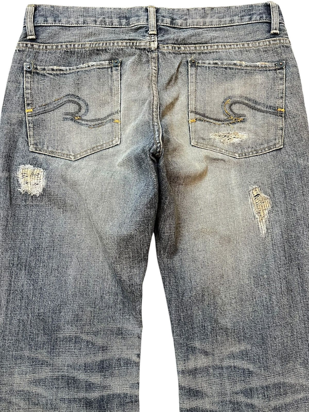 20471120 Vintage 291295 Homme Flare Grunge Distressed Denim Size US 32 / EU 48 - 6 Thumbnail