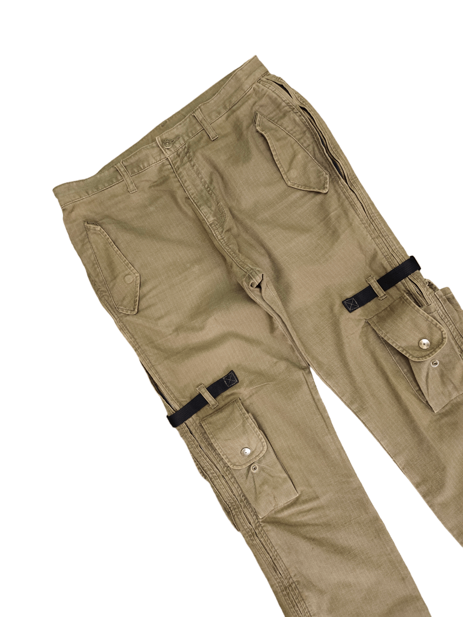PPFM PPFM Long Zipper Bondage Punk Multi Pocket Tactical Pants Size US 32 / EU 48 - 6 Thumbnail