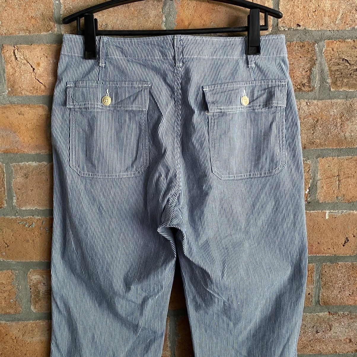 45rpm 45RPM Blue White Striped Casual Pants Size 27" / US 4 / IT 40 - 5 Thumbnail