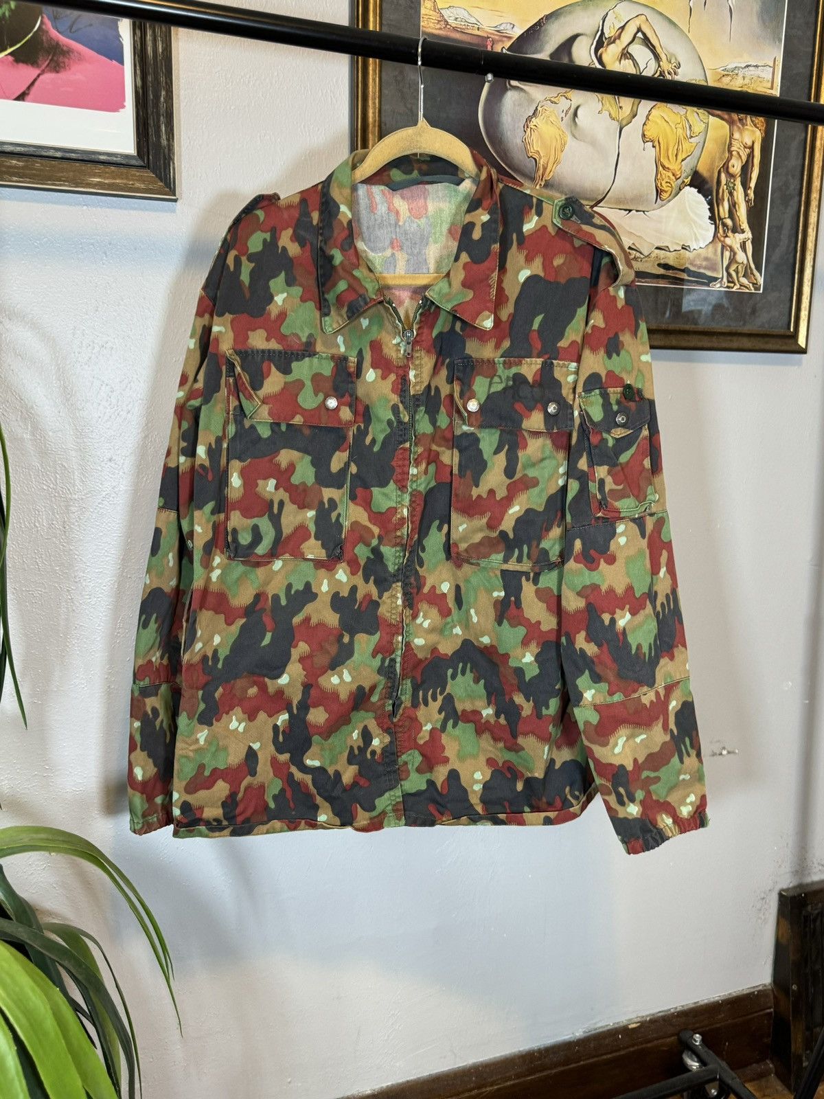 Vintage Vintage Camo Jacket Size US L / EU 52-54 / 3 - 1 Thumbnail