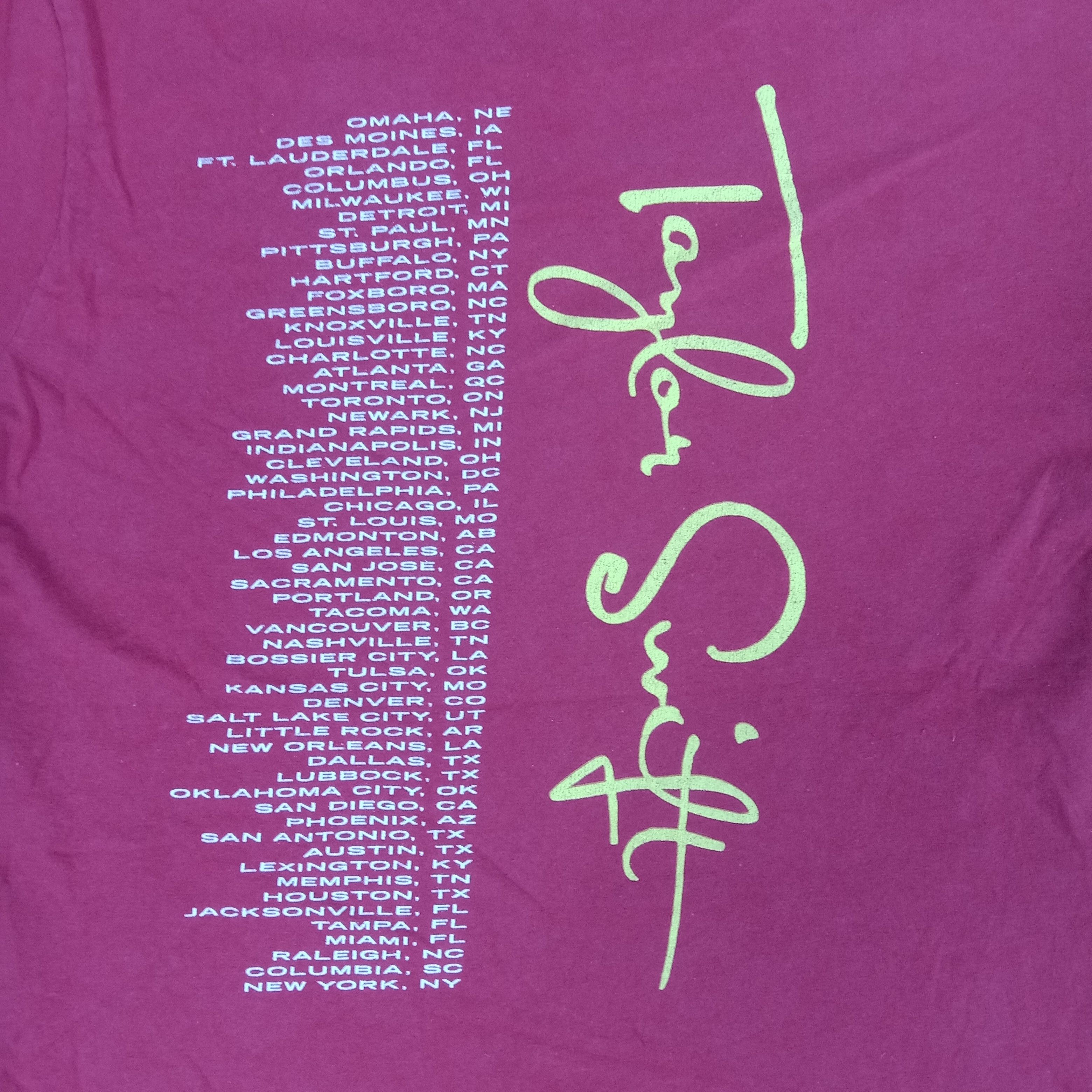 Band Tees × Vintage Taylor Swift American Solo Singer Tour Tshirt Size US S / EU 44-46 / 1 - 6 Thumbnail
