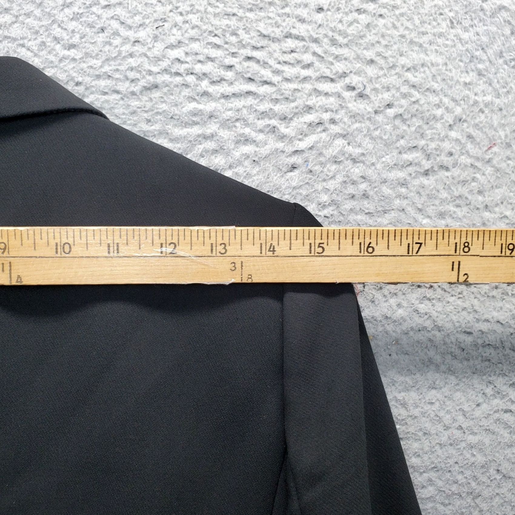 Banana Republic Banana Republic Jacket Womens 2 Black Blazer Stretch Peak Lapel Double Breasted Size XS / US 0-2 / IT 36-38 - 5 Thumbnail