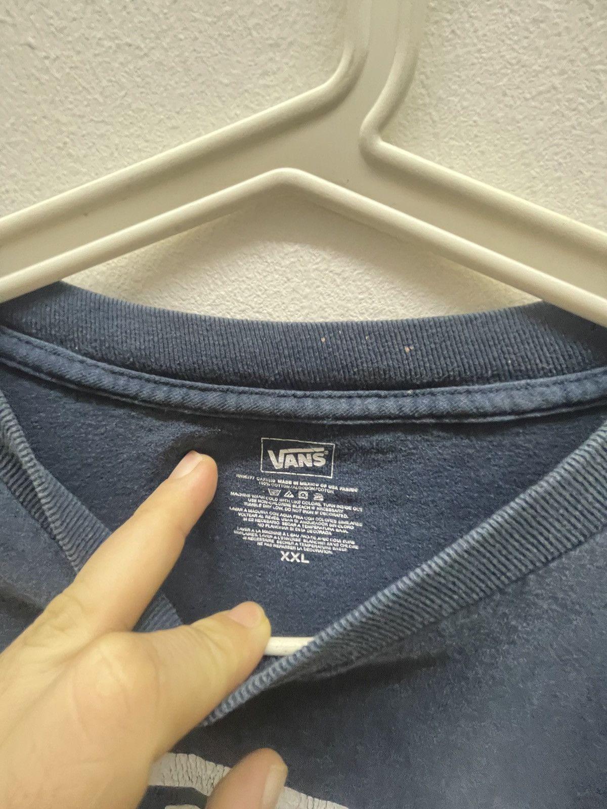 Vans × Vintage VANS WELL WORN TEE Size US XXL / EU 58 / 5 - 5 Thumbnail