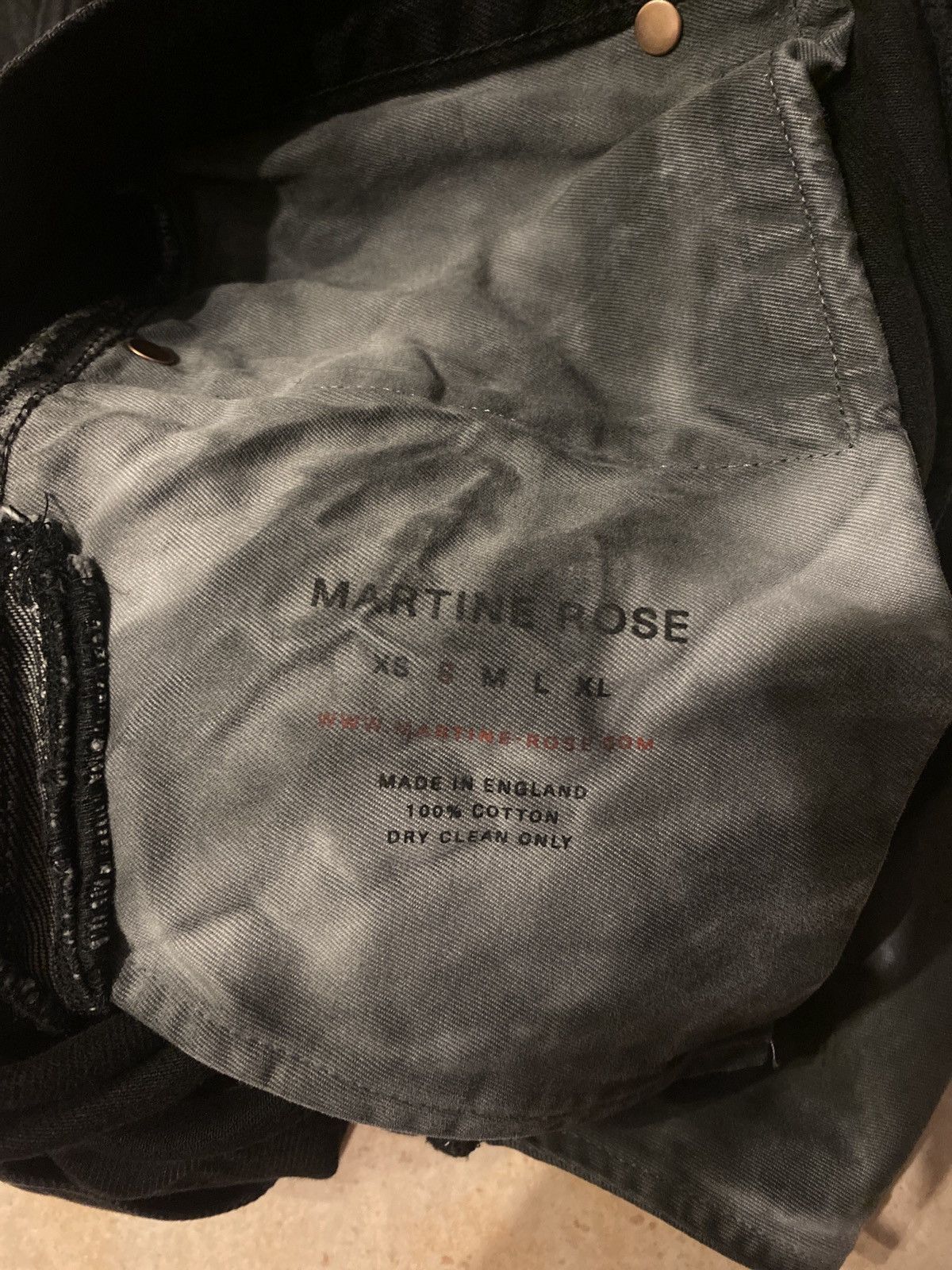 Martine Rose ‼️Made in England‼️Martine Rose two tone denim jeans Size US 34 / EU 50 - 10 Thumbnail