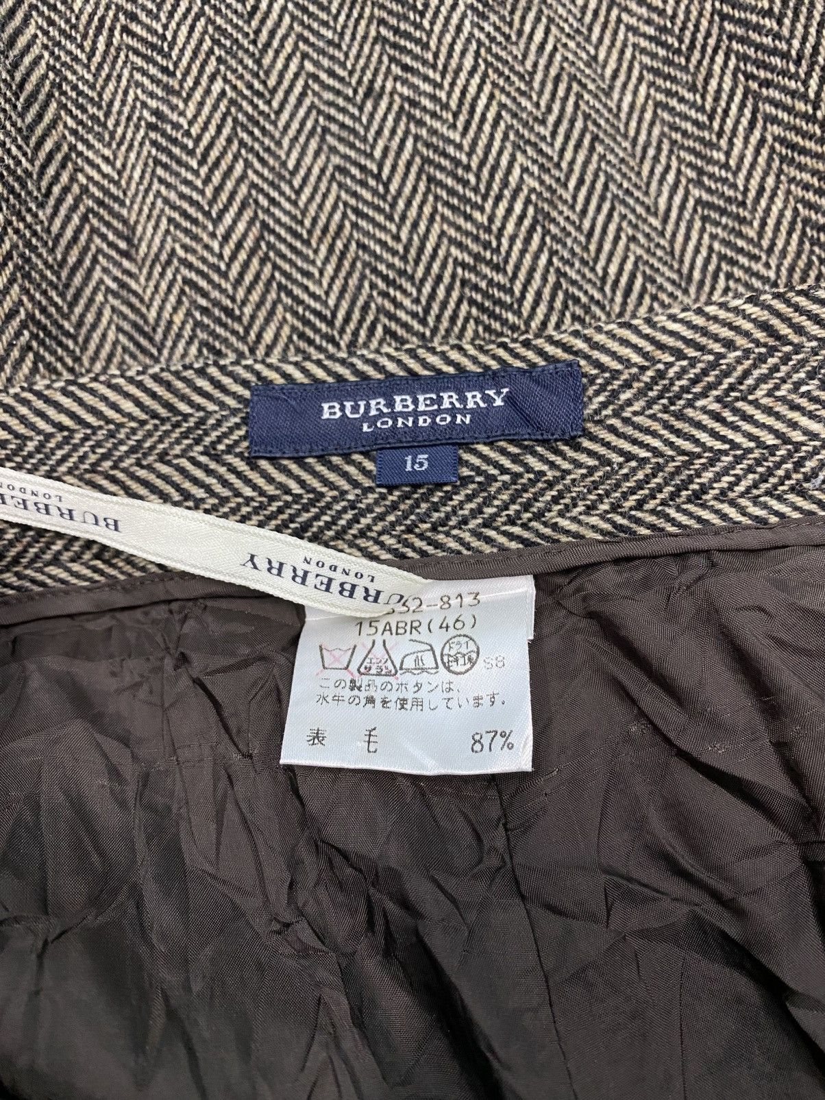 Burberry × Vintage Vintage burberry wool pant Size US 32 / EU 48 - 4 Thumbnail