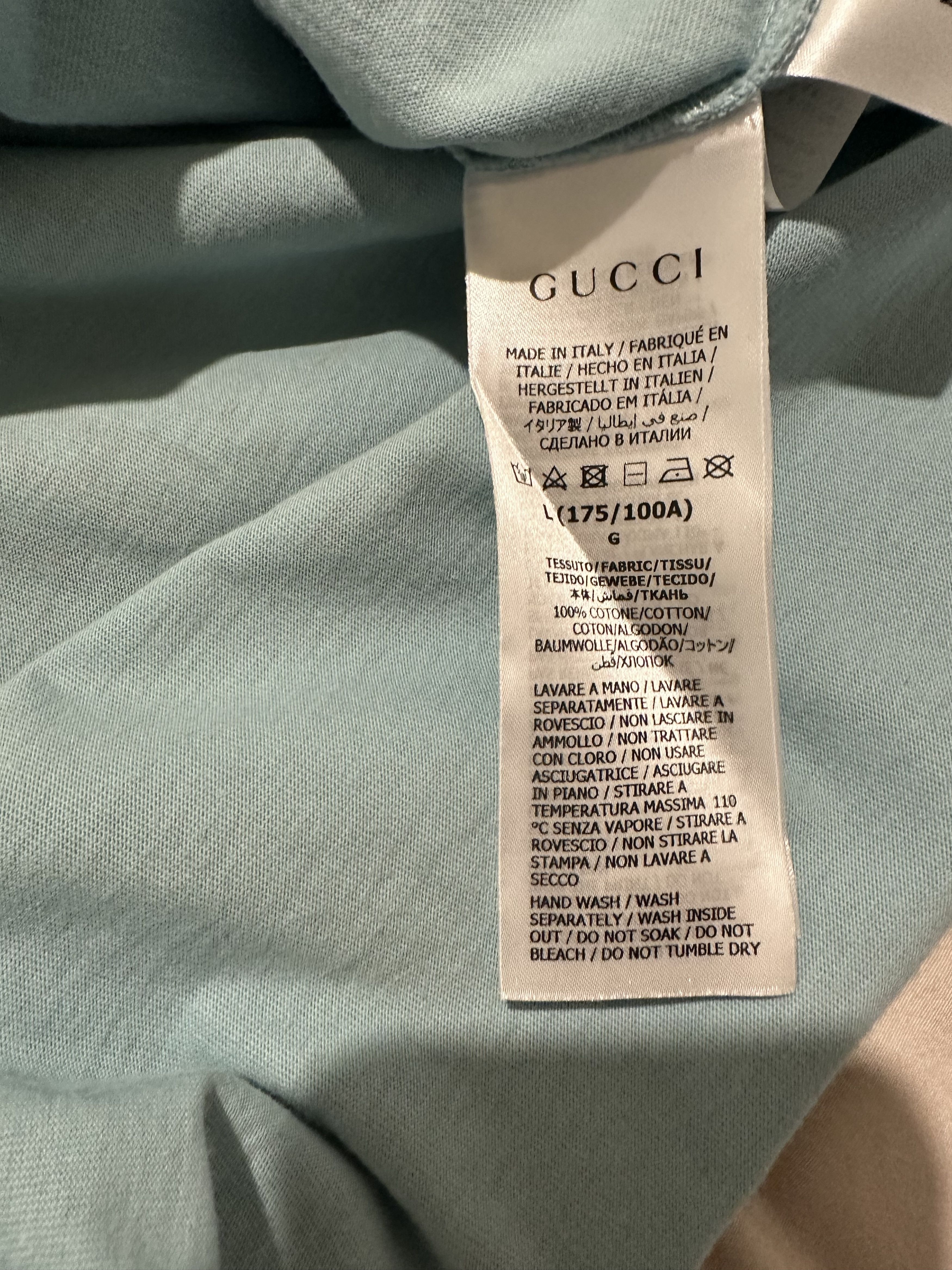 Gucci Gucci tshirt Size US L / EU 52-54 / 3 - 9 Thumbnail
