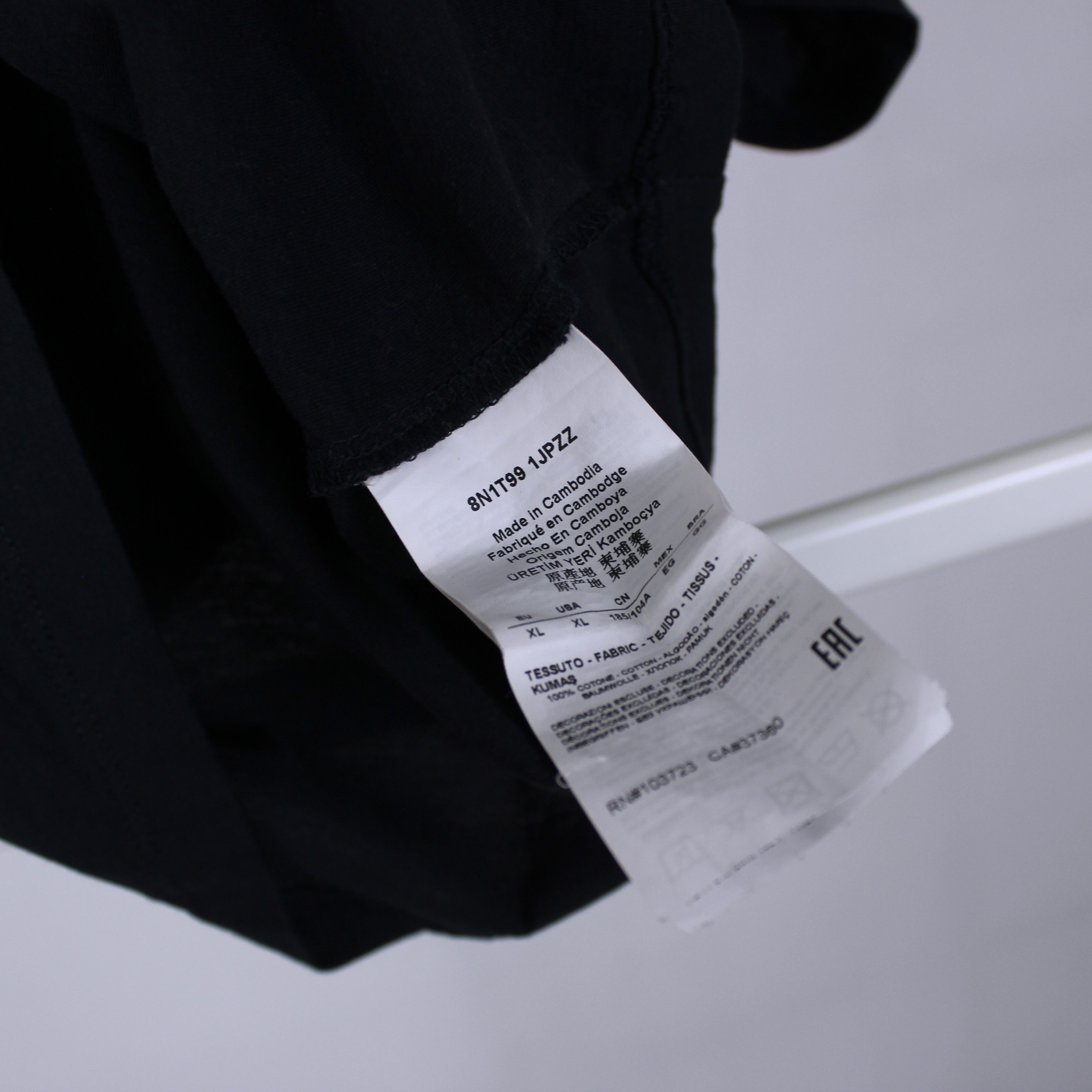 Other Black Paris t shirt heavy cotton black logo L XL Size US XL / EU 56 / 4 - 8 Thumbnail