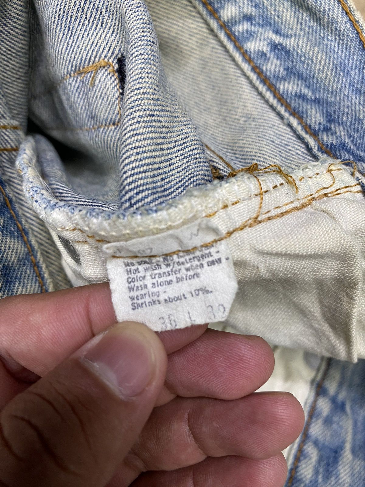 size 34 vintage levi's 501 redline distressed denime