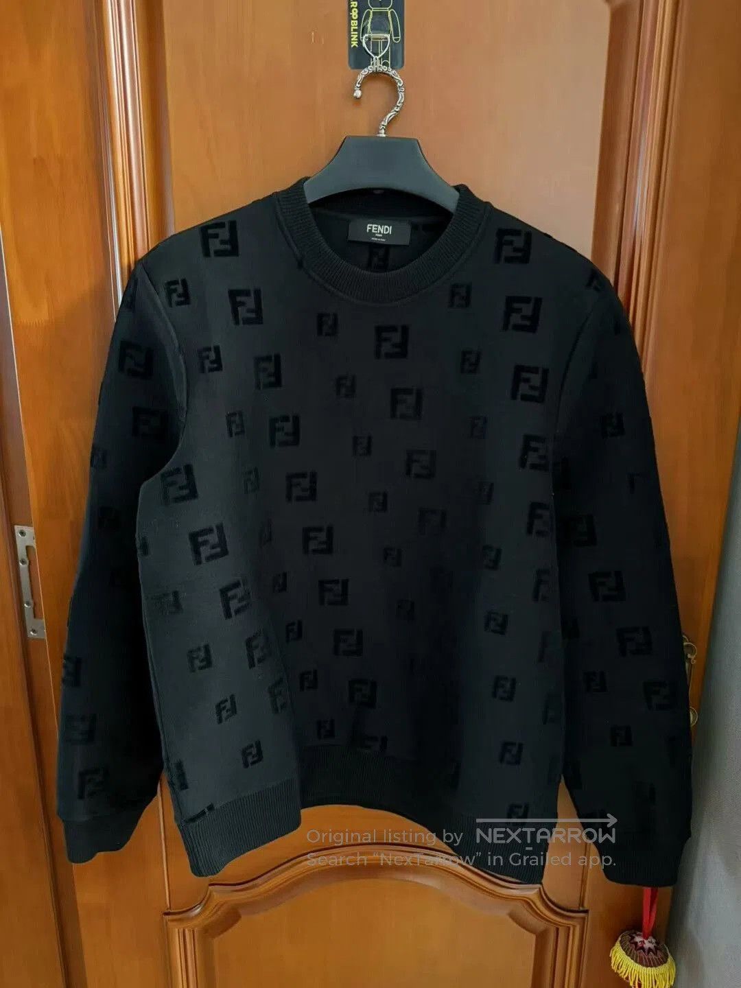 Fendi fendi print logo space fleece sweatshirt. Size US L / EU 52-54 / 3 - 1 Thumbnail