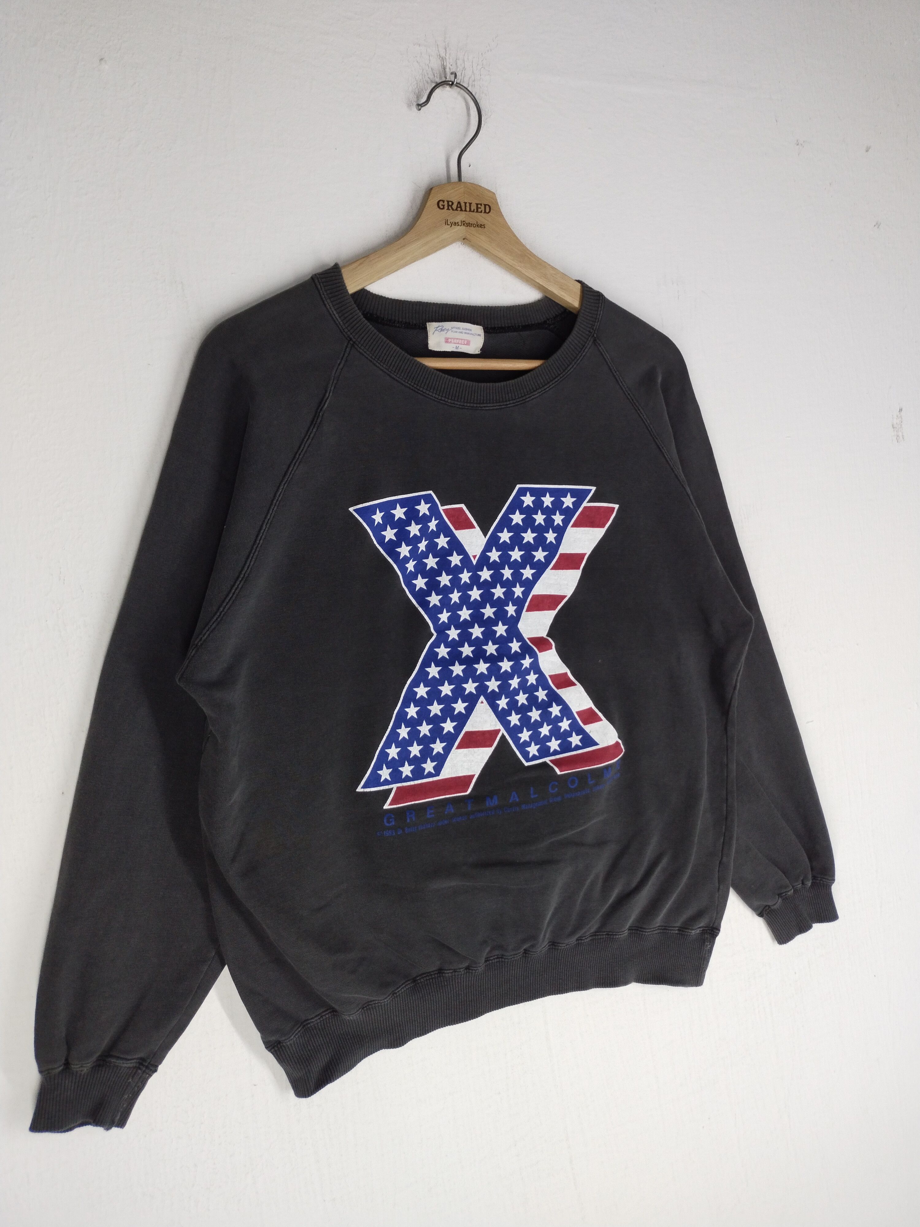 Vintage Vintage 93's Malcolm X Great Malcolm X Sweatshirt Size US M / EU 48-50 / 2 - 3 Thumbnail