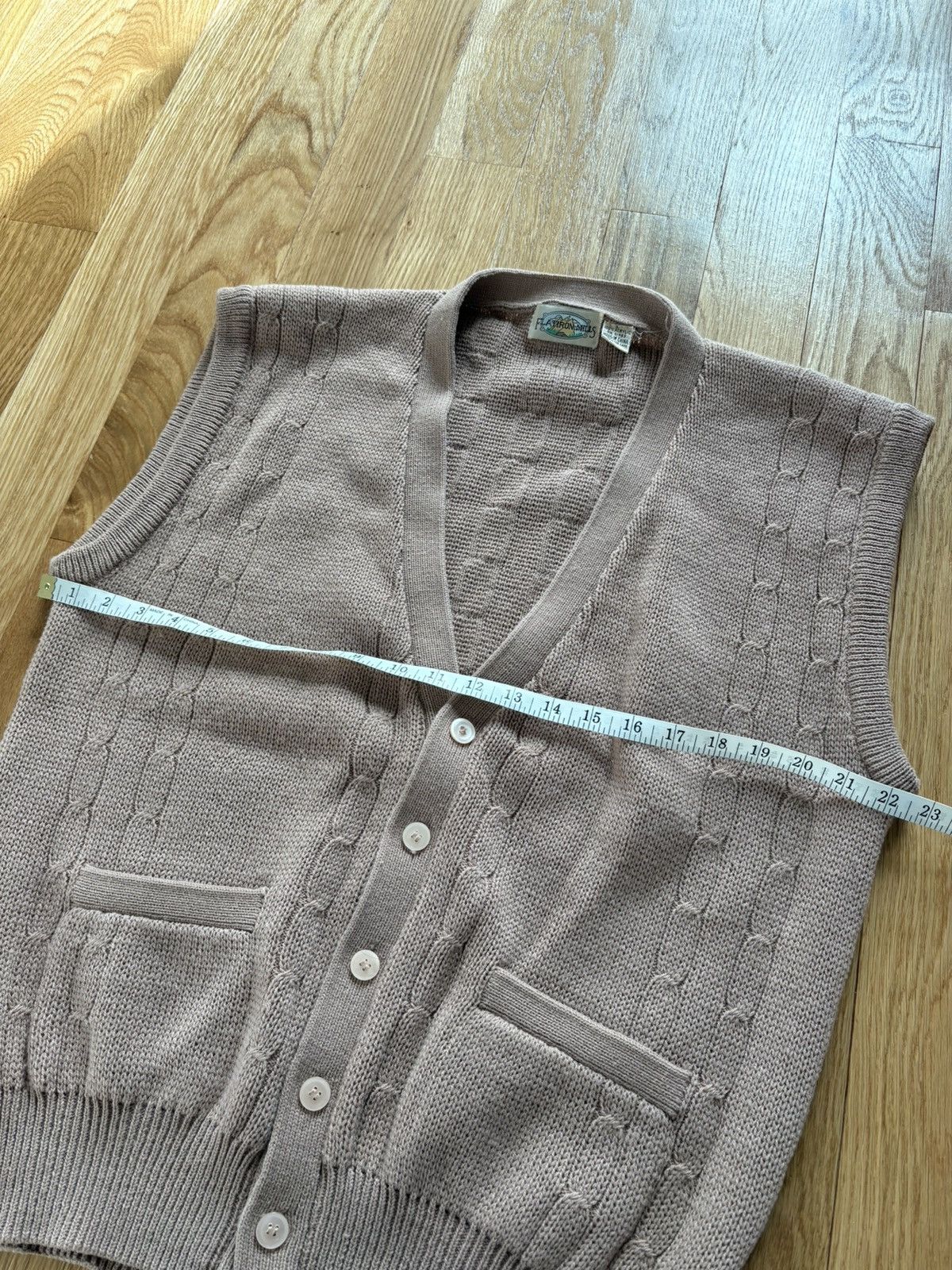 Vintage Flatiron Mills Vintage 80s Grandpa Sweater Vest Cardigan L Size US L / EU 52-54 / 3 - 9 Thumbnail