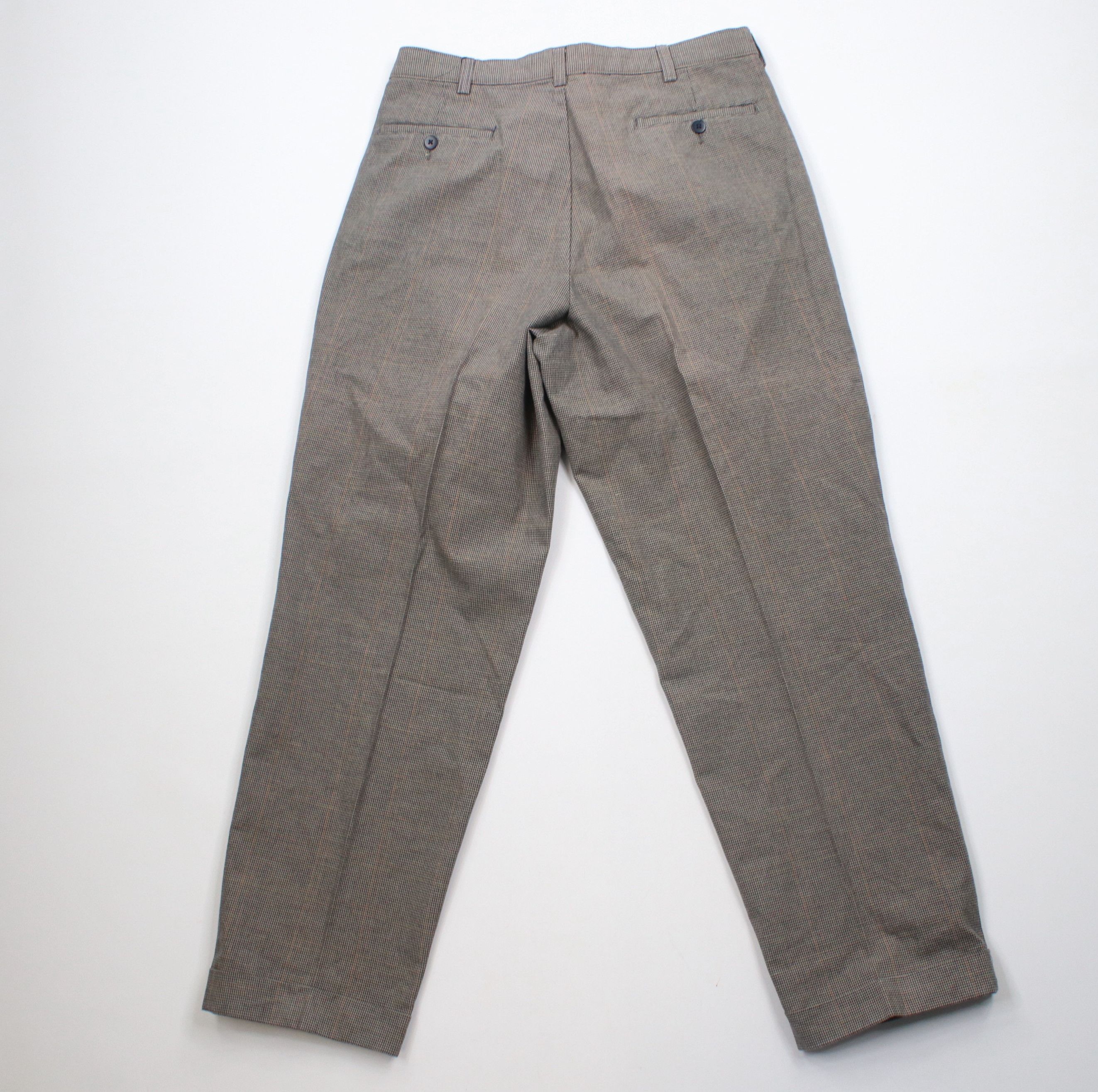 Vintage Vintage 90s Streetwear Cuffed Chino Pants Houndstooth Size US 32 / EU 48 - 10 Thumbnail