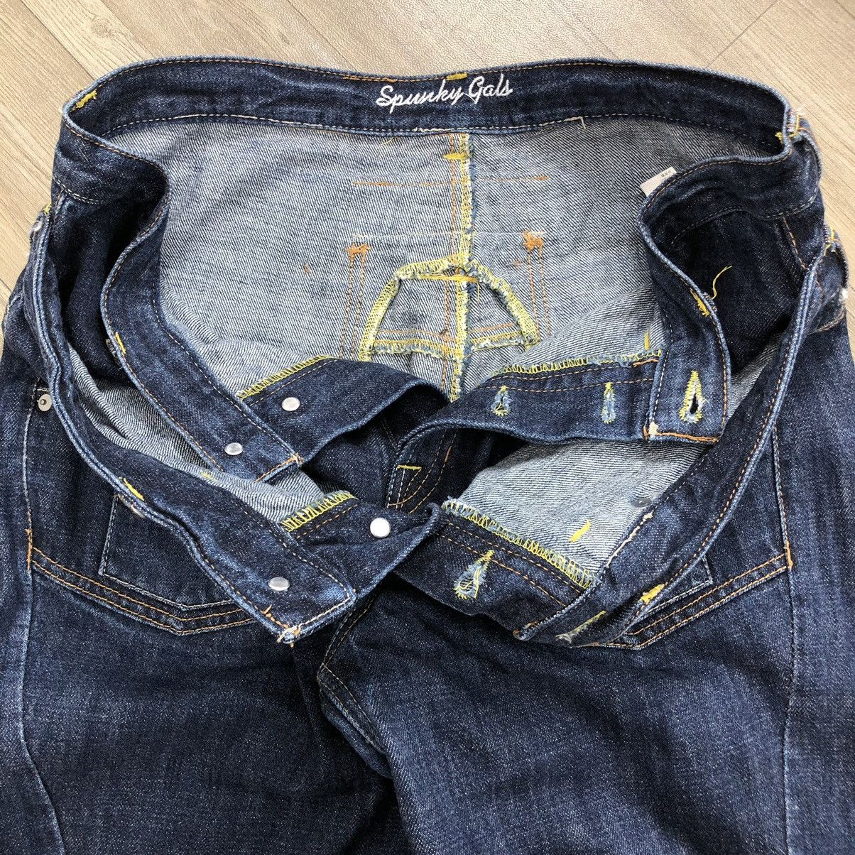 If Six Was Nine × Japanese Brand × PPFM Y2K Spunky Gals Double Waist Multipocket Bust Pants Jeans Size US 36 / EU 52 - 9 Thumbnail