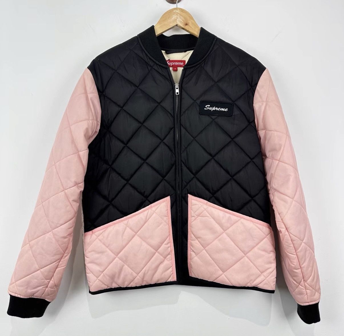Supreme Supreme Black and Pink Spliced Padded Jacket J42 Size US S / EU 44-46 / 1 - 1 Thumbnail