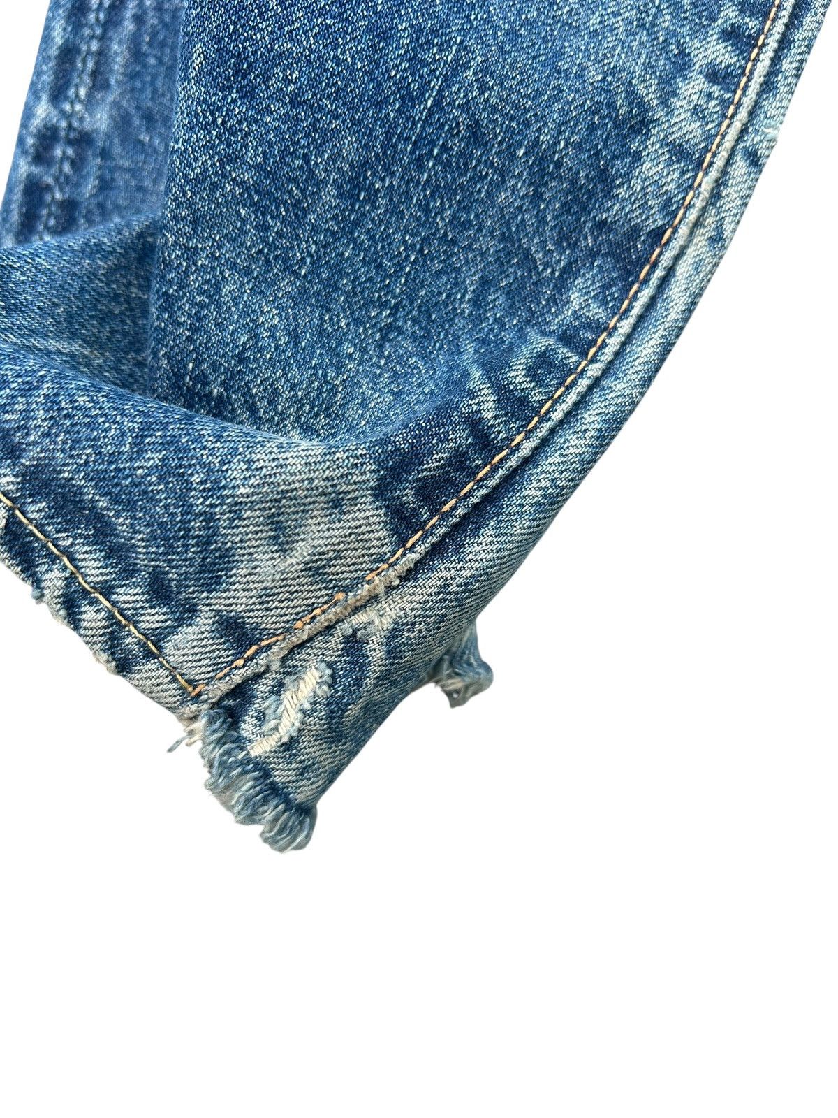 Kapital Thrashed Vintage Evisu Selvedge Denim Jeans Size US 28 / EU 44 - 10 Thumbnail