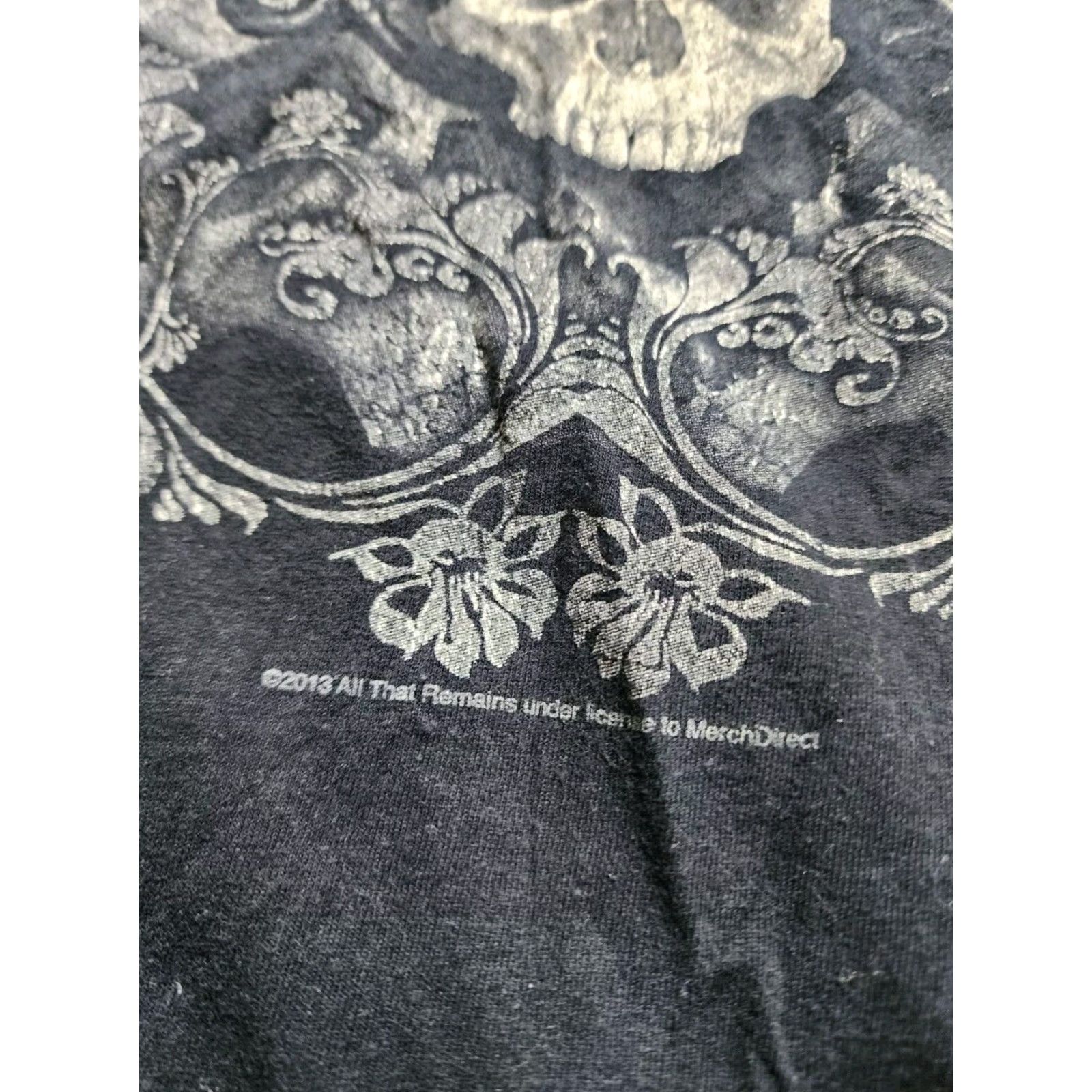 Fruit Of The Loom All That Remains T-Shirt Mens Medium Black Heavy Metal Rock Band Distressed Concert 2010s Size US M / EU 48-50 / 2 - 4 Thumbnail