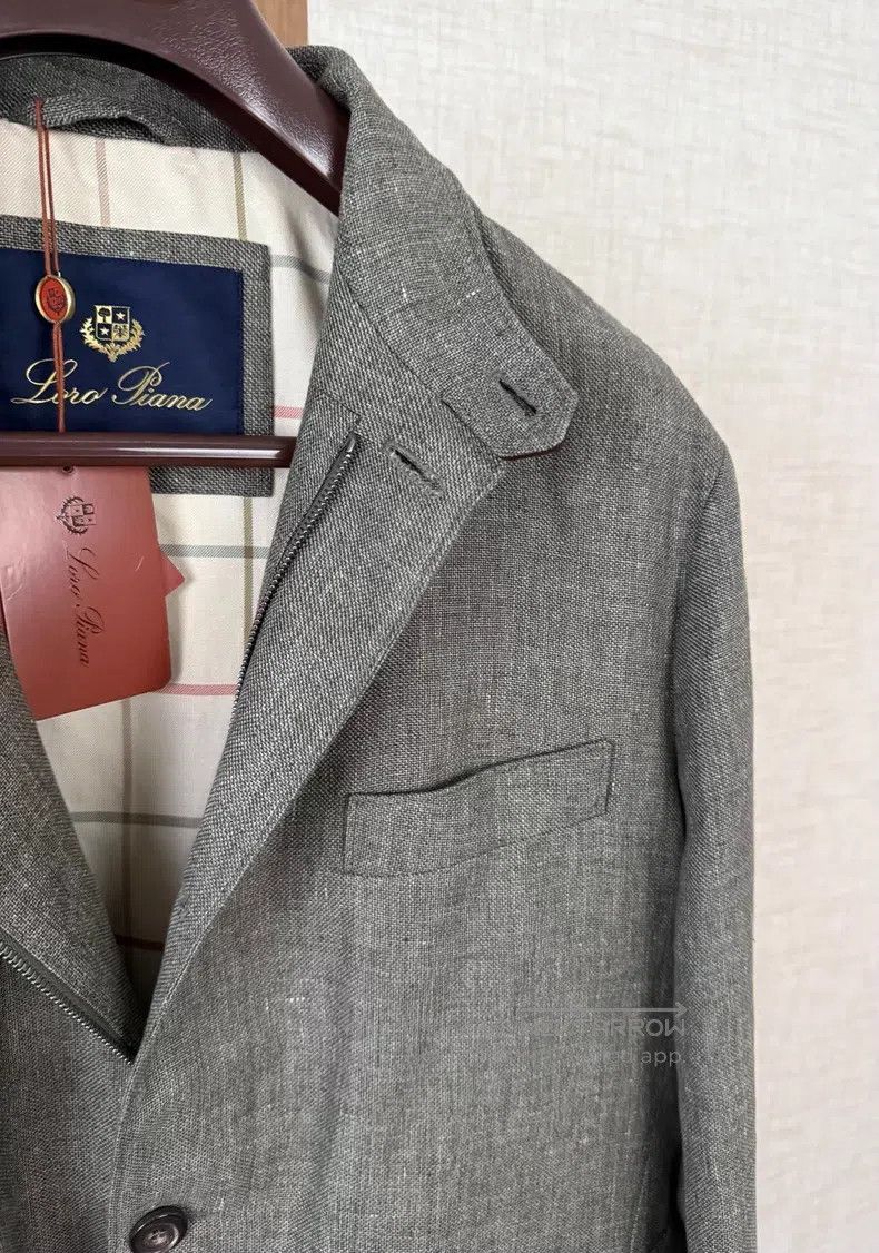 Loro Piana Loro Piana Roadster Series Linen Jacket Size US M / EU 48-50 / 2 - 6 Thumbnail