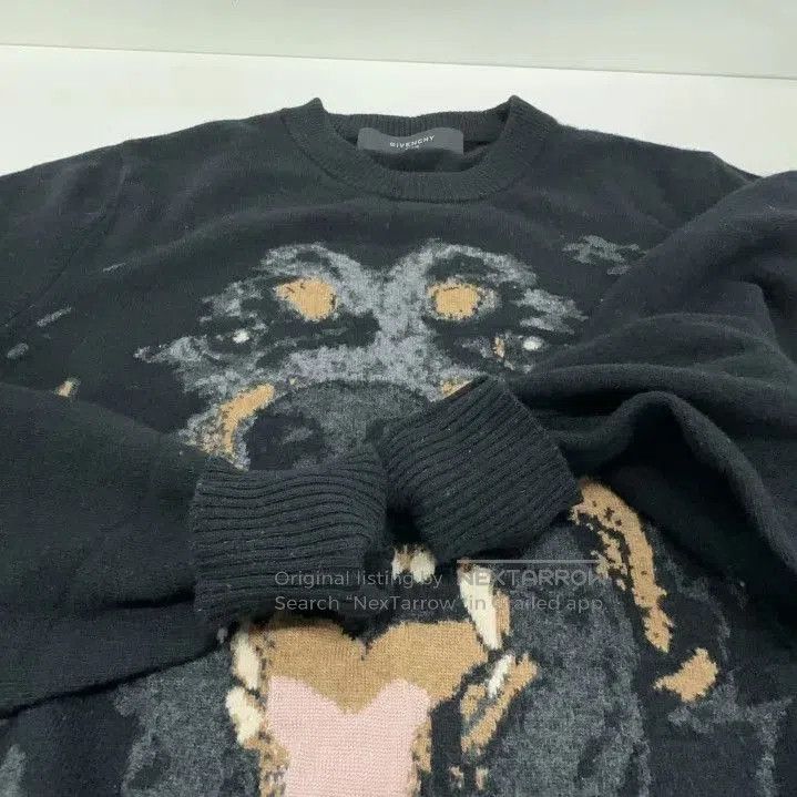 Givenchy Givenchy Doberman Intarsia Long-Sleeve Knit Sweater. Size US XS / EU 42 / 0 - 5 Thumbnail
