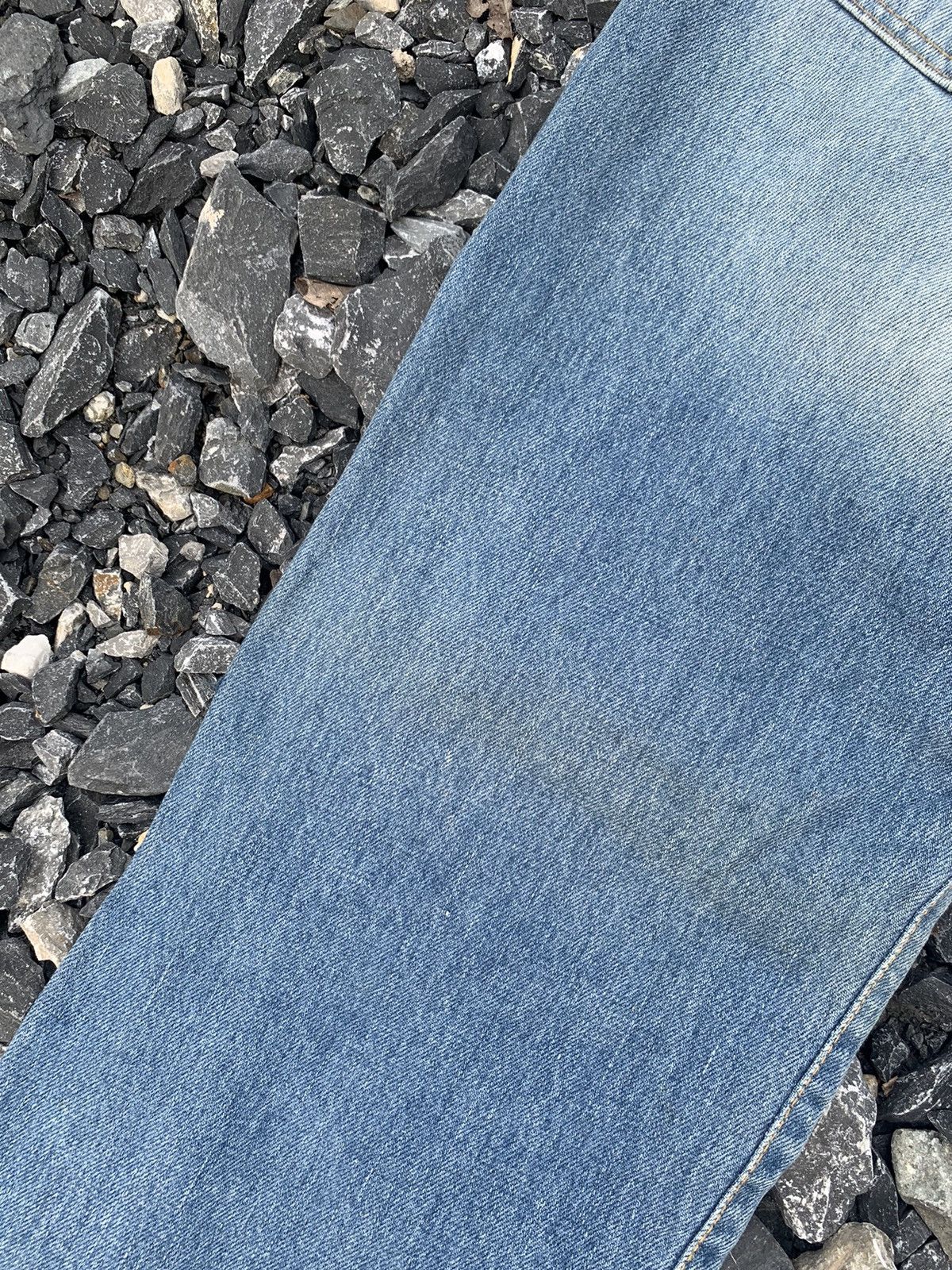Kapital VINTAGE BLUE BLUE INDIGO SELVEDGE JAPANESE DISTRESSED DENIM Size US 28 / EU 44 - 23 Thumbnail