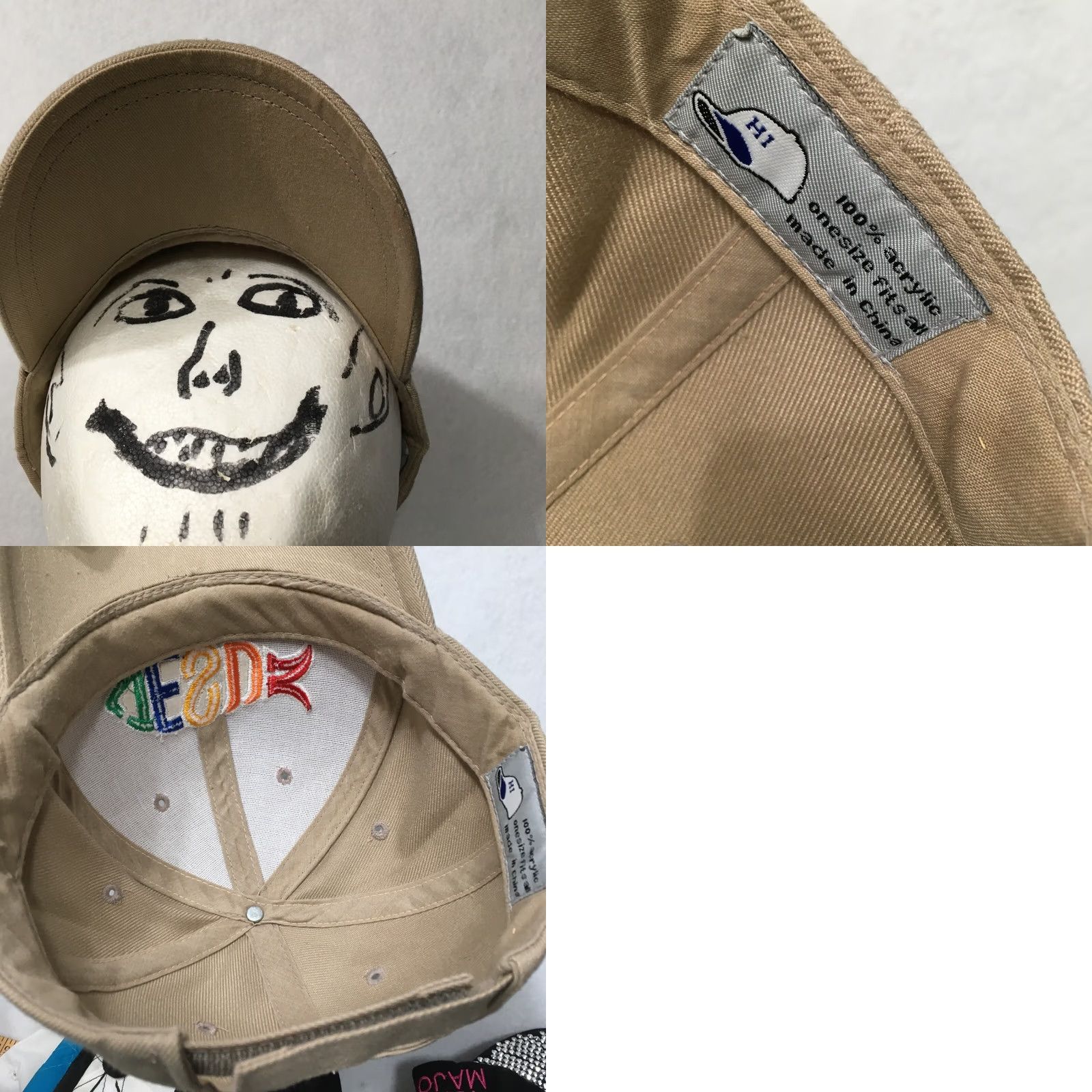 Vintage VINTAGE Nike Shirt Beige Jesus God CHRIST Hat Cap Strapback Blue 80s Police Michigan State Trucker Adjustable Mens One Size Size ONE SIZE - 8 Thumbnail