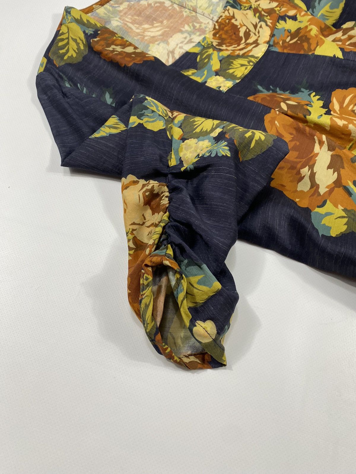 Other Momoni Italy Wool Silk Flowers Midi Dress With Pockets Size M / US 6-8 / IT 42-44 - 10 Thumbnail