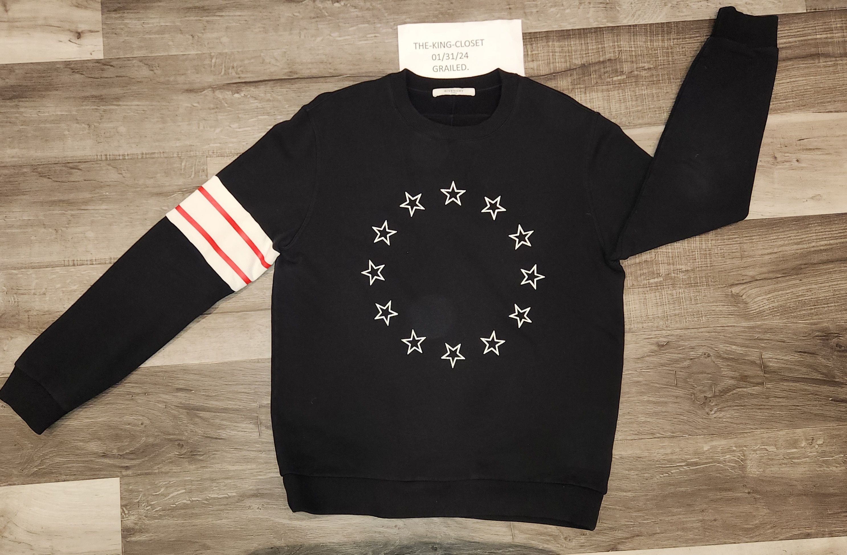 image of Stars Givenchy Sweater in Black, Men's (Size XL)