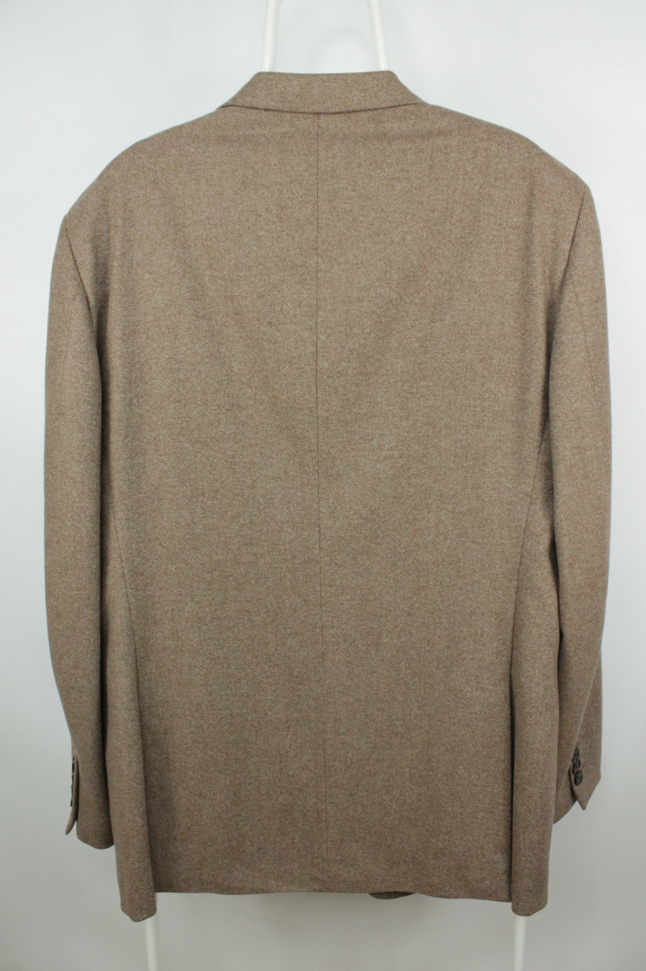 Designer × Faconnable Faconnable Brown Soft Wool Sport Coat Blazer Jacket Men's Size US XL / EU 56 / 4 - 5 Thumbnail