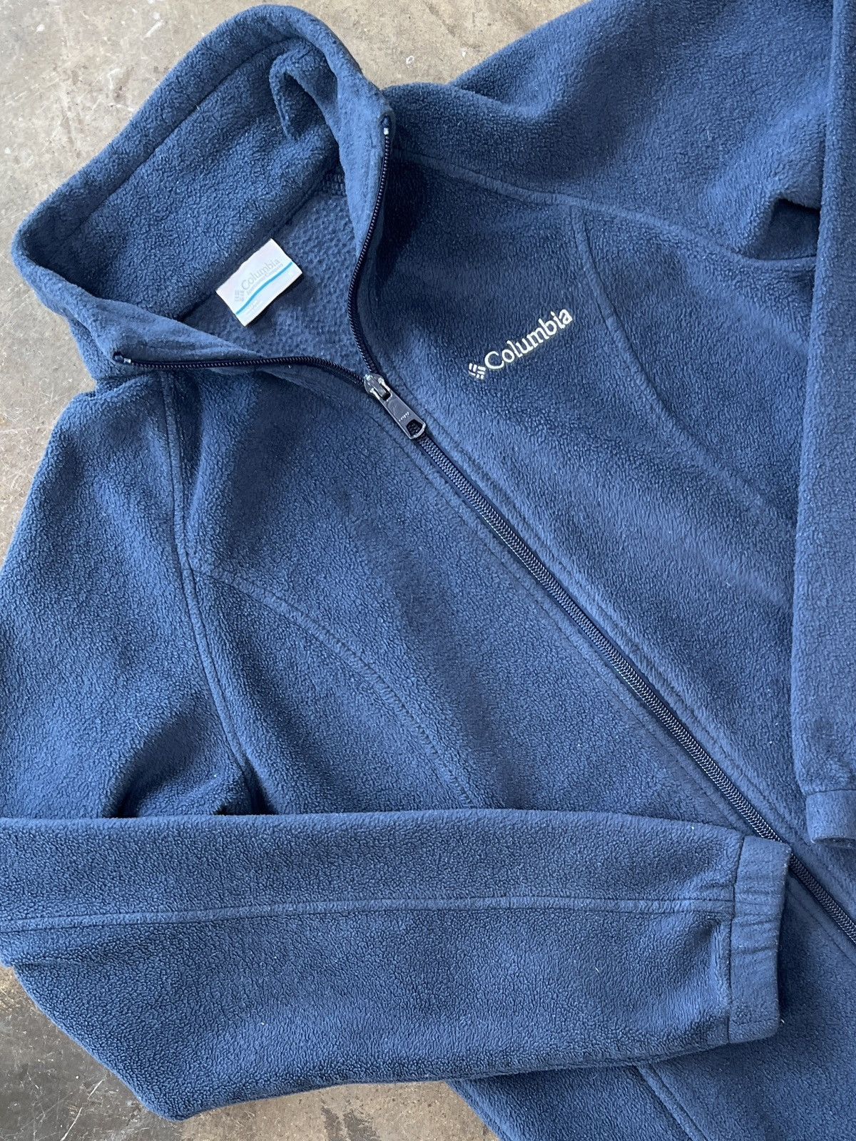 Columbia Columbia Fleece Full Zip Up Jacket Navy Small Size US S / EU 44-46 / 1 - 1 Thumbnail