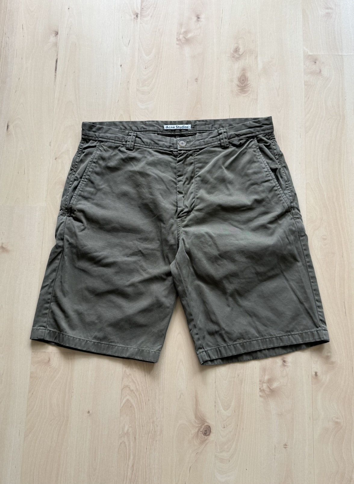Acne Studios ishir chino cotton shorts size 50