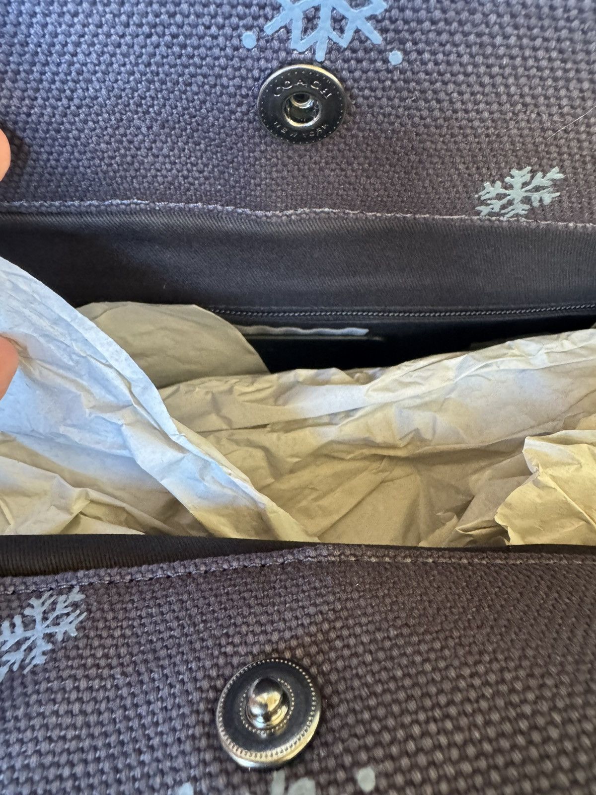 Coach NWT Coach CE632 X Peanuts Large Tote 38 With Snoopy Ski Size ONE SIZE - 11 Thumbnail
