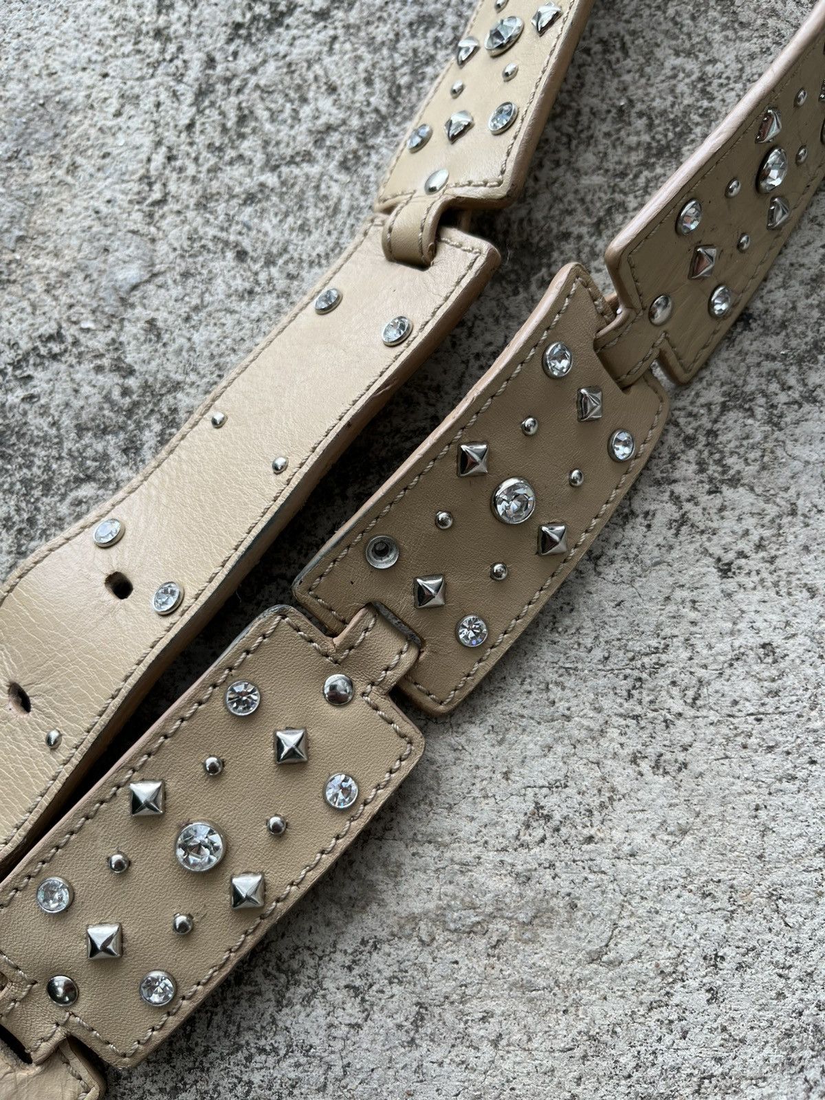 Japanese Brand Comme ca du mode studded belts Size 30 - 3 Thumbnail