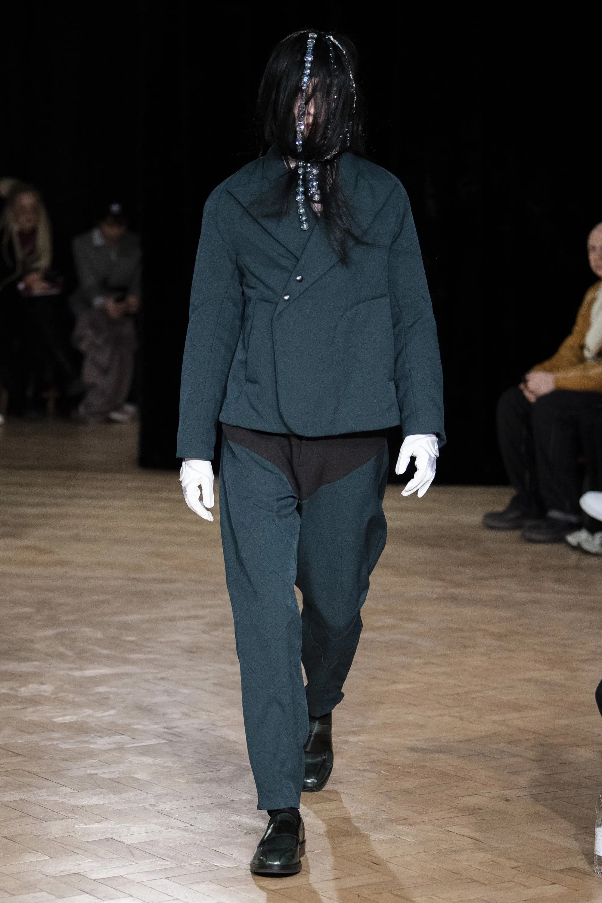 Kiko Kostadinov Kiko Kostadinov AW19 Vein Blazer Jacket Dark Green Size US M / EU 48-50 / 2 - 2 Thumbnail