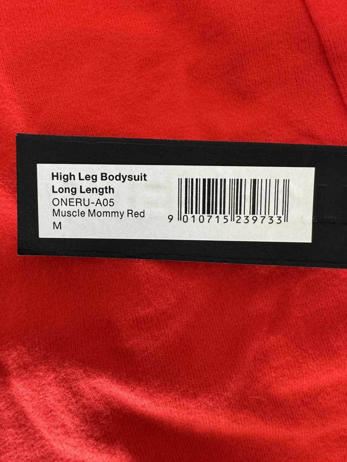 Other Oneractive bodysuit M muscle mommy red high leg M Size M / US 6-8 / IT 42-44 - 3 Thumbnail